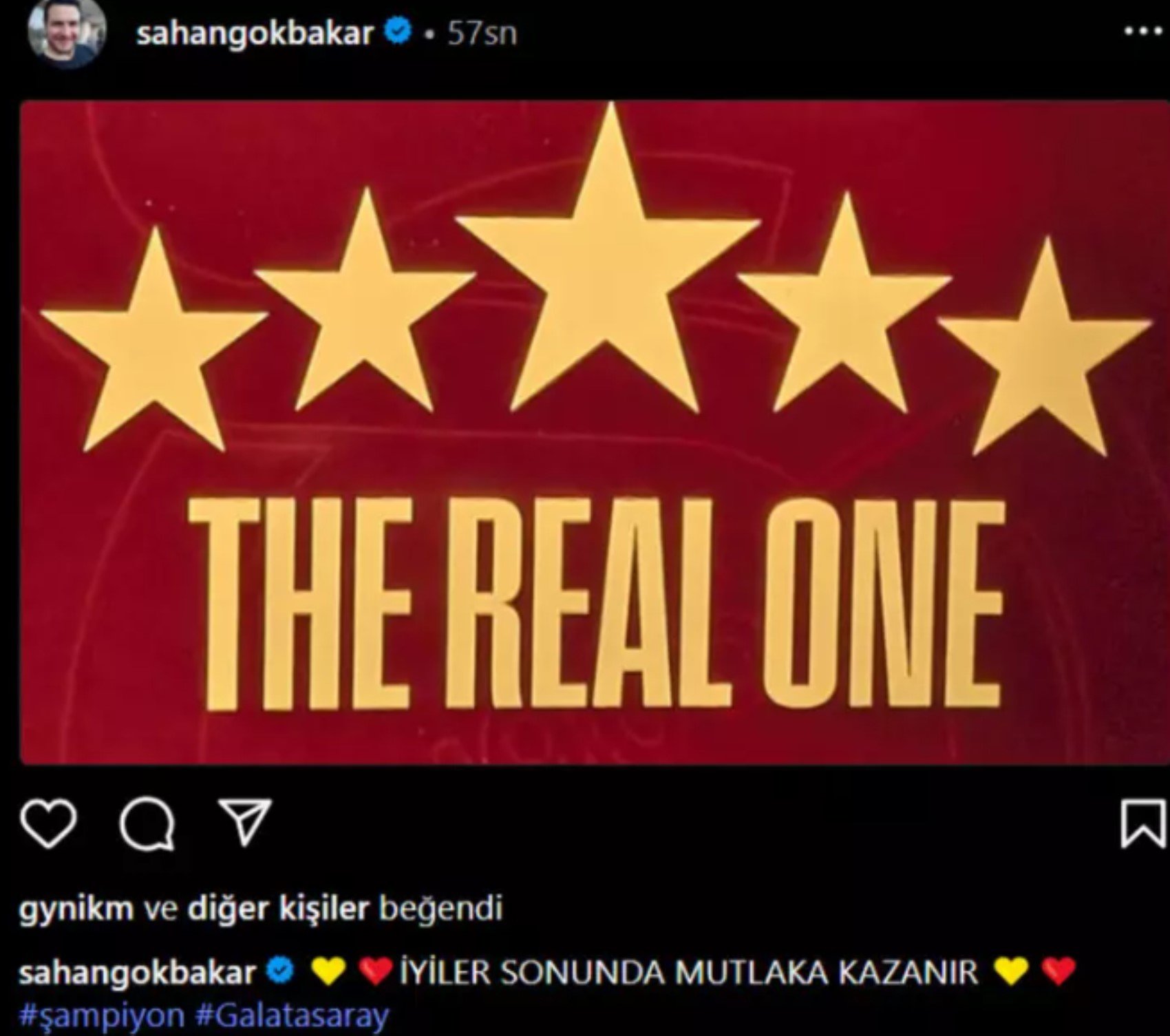 Galatasaray 25. kez şampiyon! Ünlü isimler şampiyonluğu kutladı