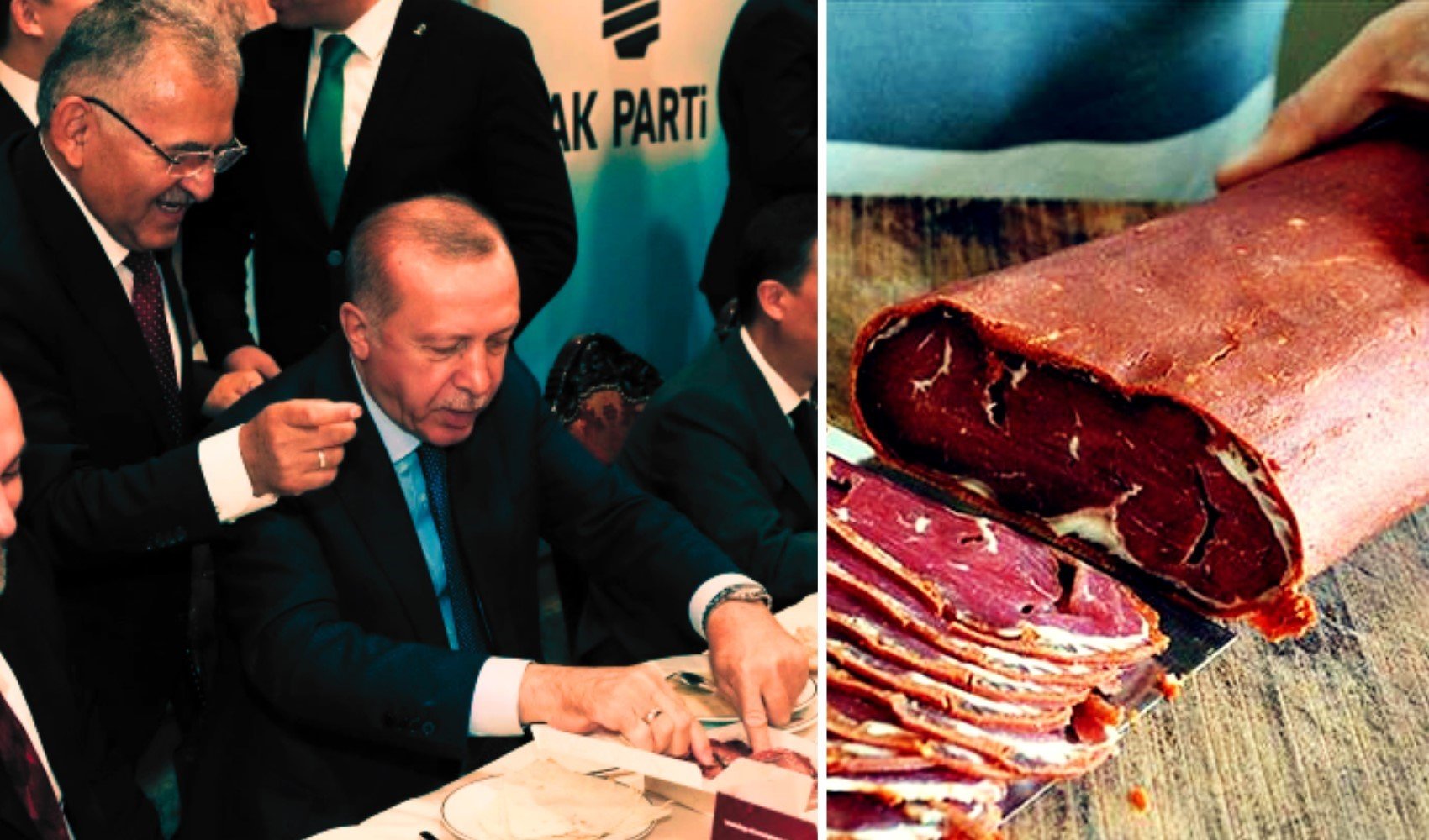 Sucuk partisiyle de tepki çekmişti: AKP'li belediyenin Erdoğan için yaptığı 'pastırma' harcaması dudak uçuklattı Sucuk partisiyle de tepki çekmişti: AKP'li belediyenin Erdoğan için yaptığı 'pastırma' harcaması dudak uçuklattı