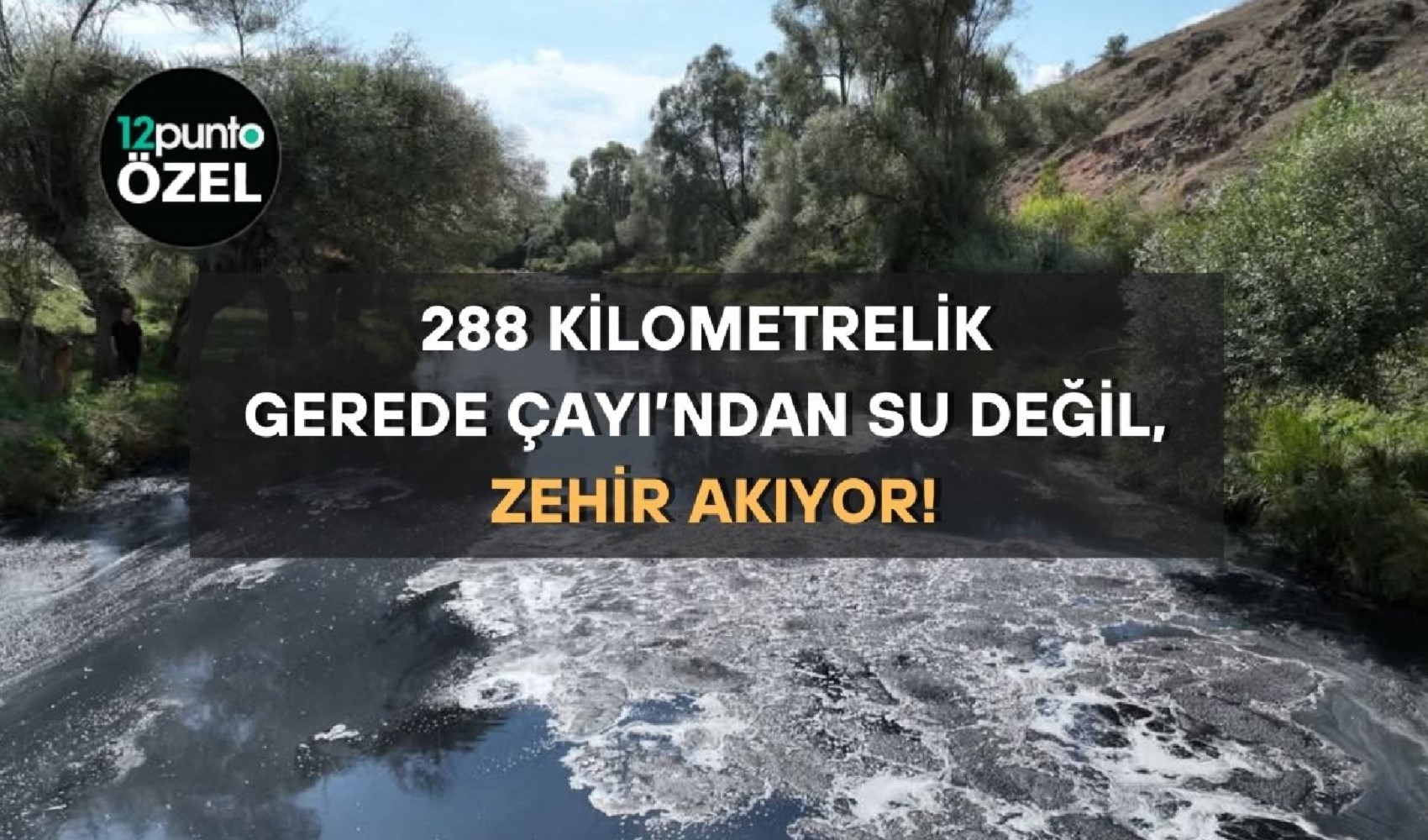 Gerede Çayı ölüm çayına döndü… 100'ü aşkın köydeki 355 bin insan tehdit altında!