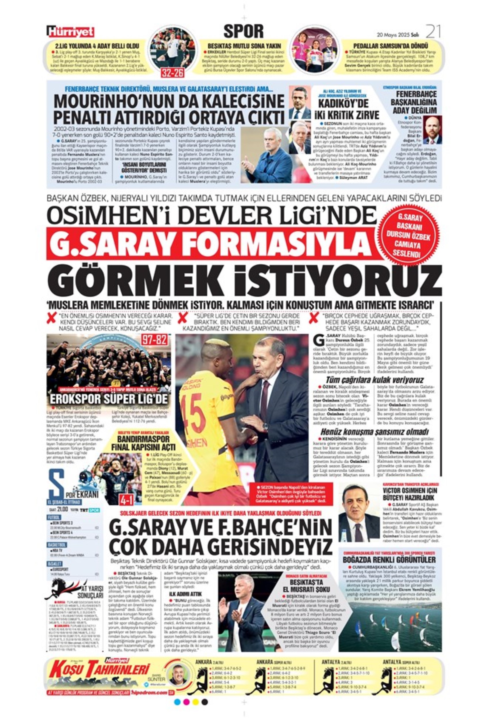 Tüm tuşlara basıldı: Galatasaray'da şampiyonluğun hediyesi Osimhen!