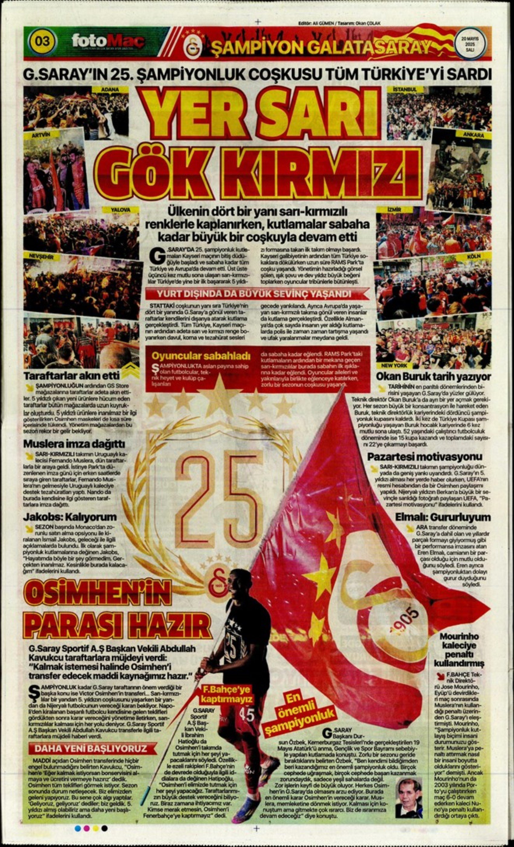 Tüm tuşlara basıldı: Galatasaray'da şampiyonluğun hediyesi Osimhen!