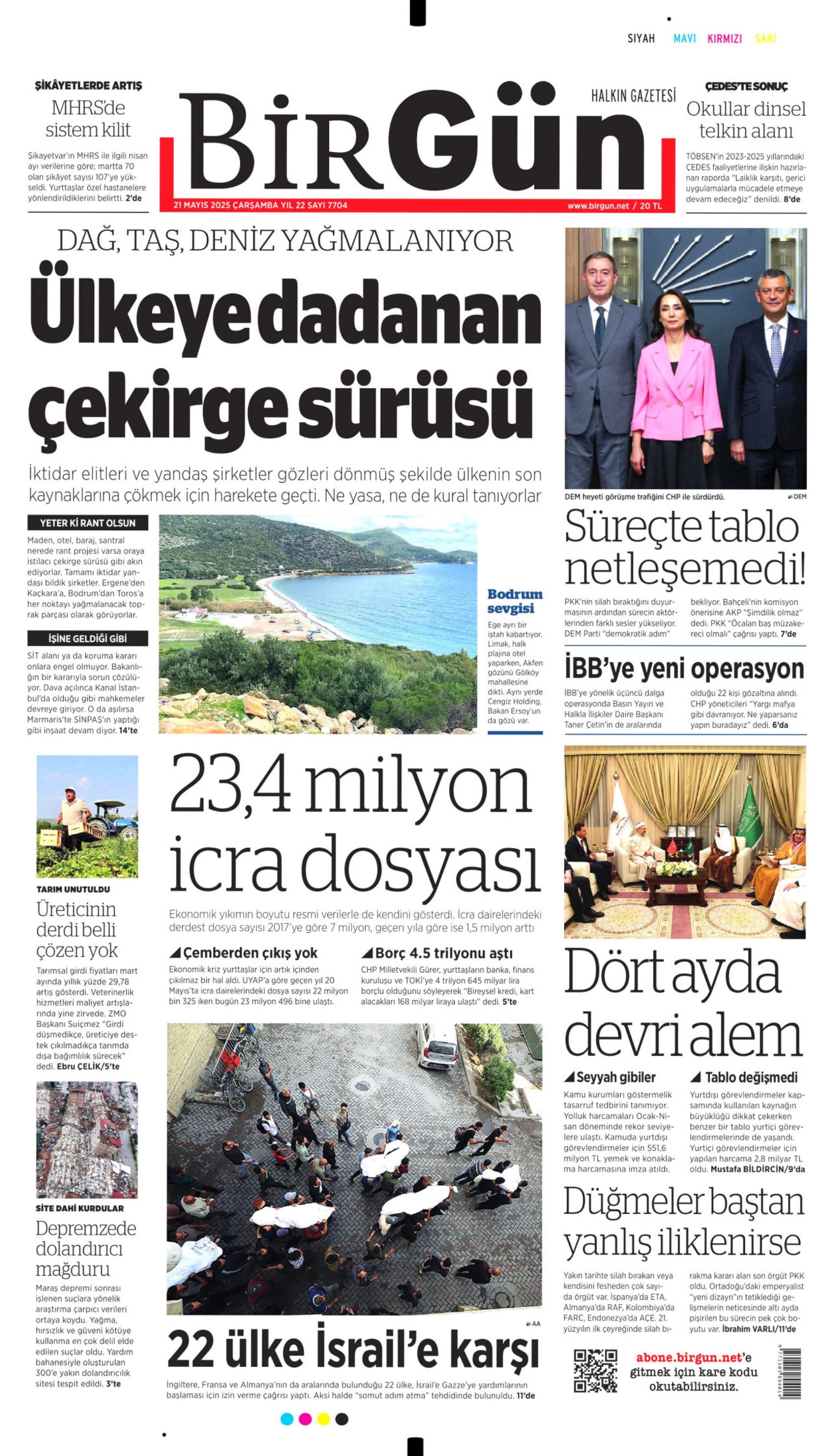 21 Mayıs 2025 gazete manşetleri: Gazeteler, İBB'ye yönelik 3. dalga operasyonunu nasıl gördü?