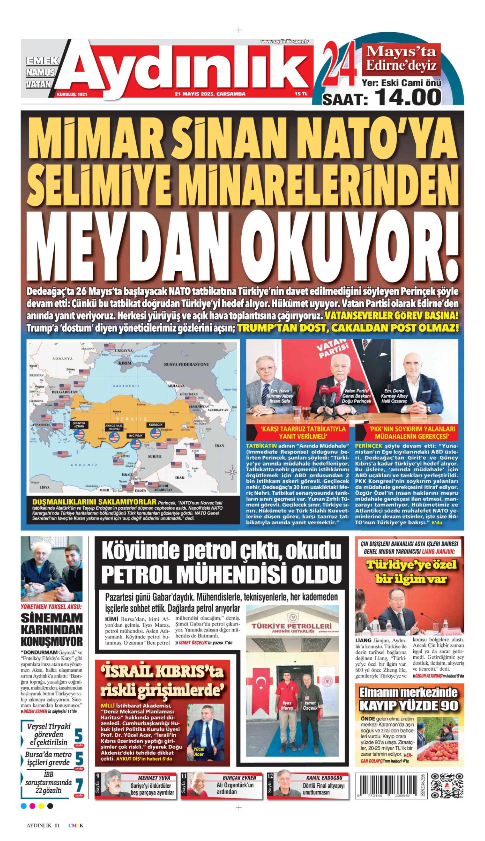 21 Mayıs 2025 gazete manşetleri: Gazeteler, İBB'ye yönelik 3. dalga operasyonunu nasıl gördü?