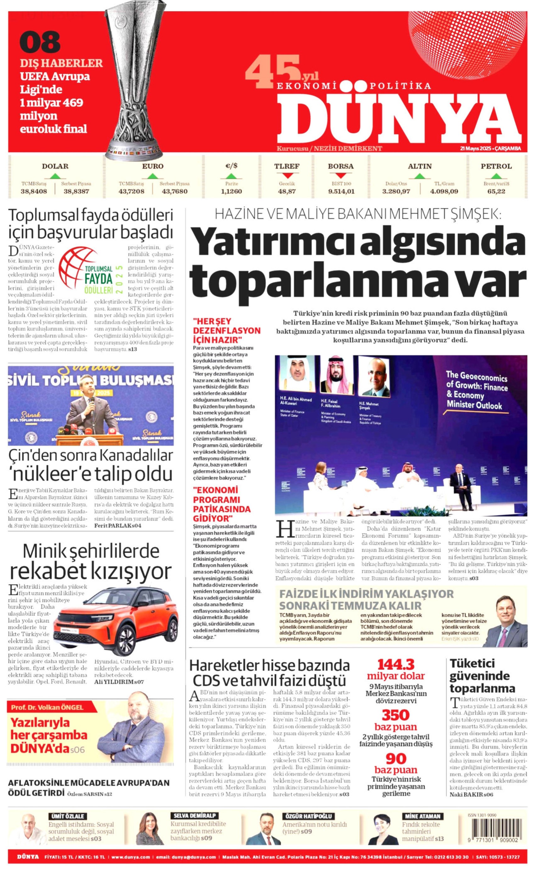 21 Mayıs 2025 gazete manşetleri: Gazeteler, İBB'ye yönelik 3. dalga operasyonunu nasıl gördü?