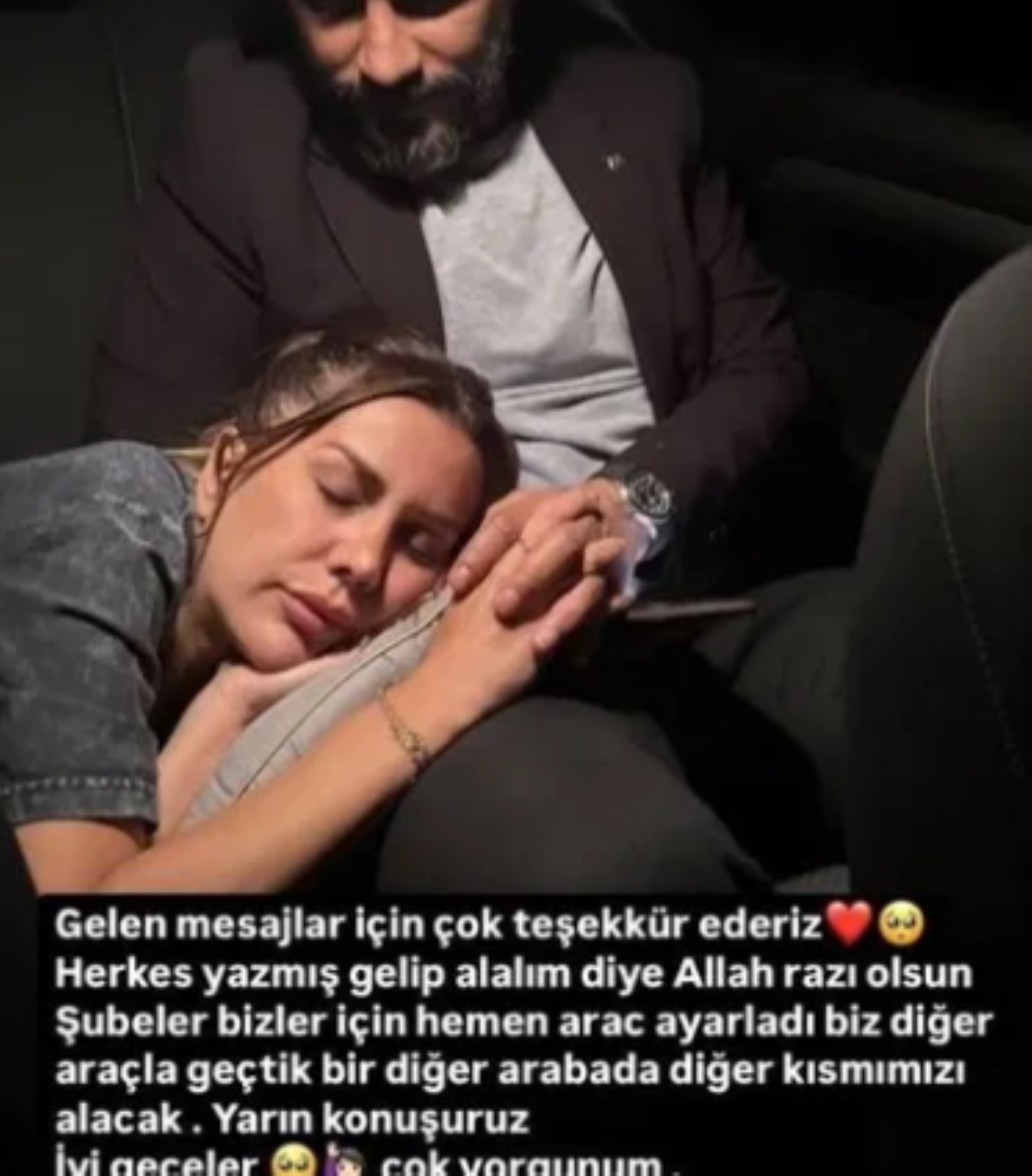 Güzellik merkezi turu kabusa döndü: Polat çifti trafik kazası geçirdi