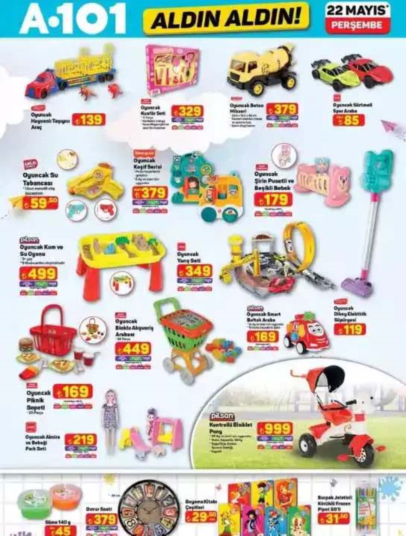 Bugün satışta! A101 Aktüel 22 Mayıs Perşembe kataloğu yayımlandı! Bu hafta A101'e neler geliyor? Hangi ürünler indirimde?