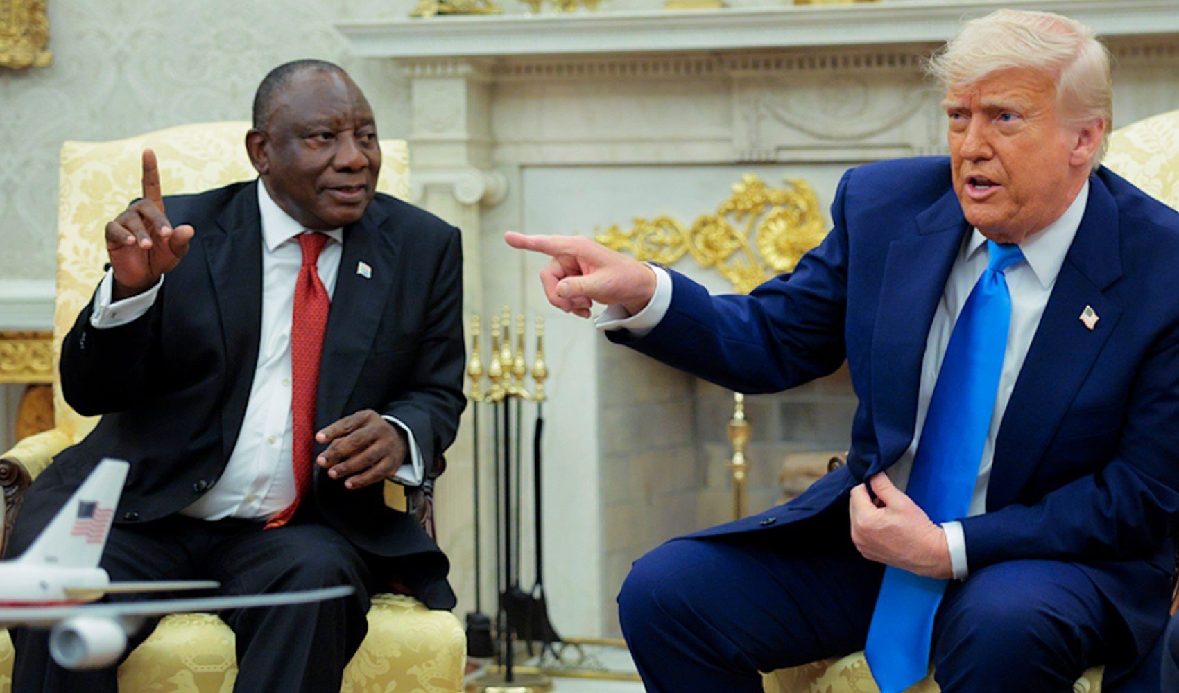 Katar'ın hediye ettiği uçak sorusu Trump'ı çıldırttı: Buradan defolup gitmelisin