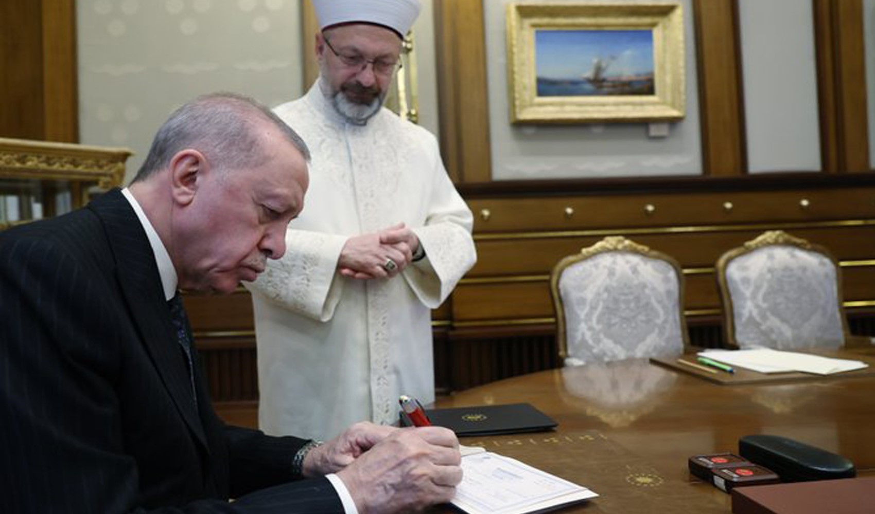 Erdoğan'dan Diyanet Vakfı’na kurban bağışı