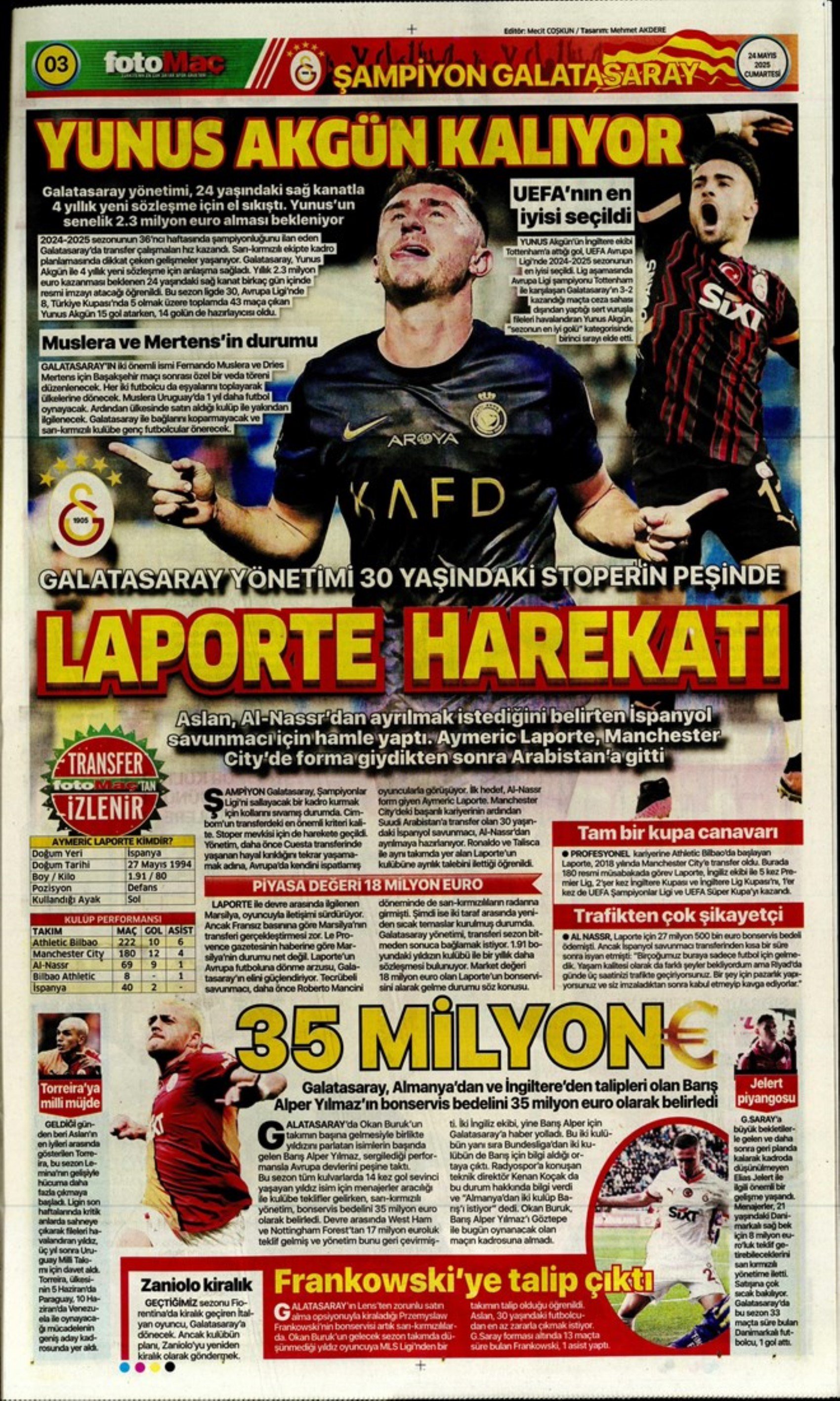 Sporda günün manşetleri: Aziz Yıldırım- Ali Koç zirvesinden öne çıkanlar! Adaylık bilmecesi