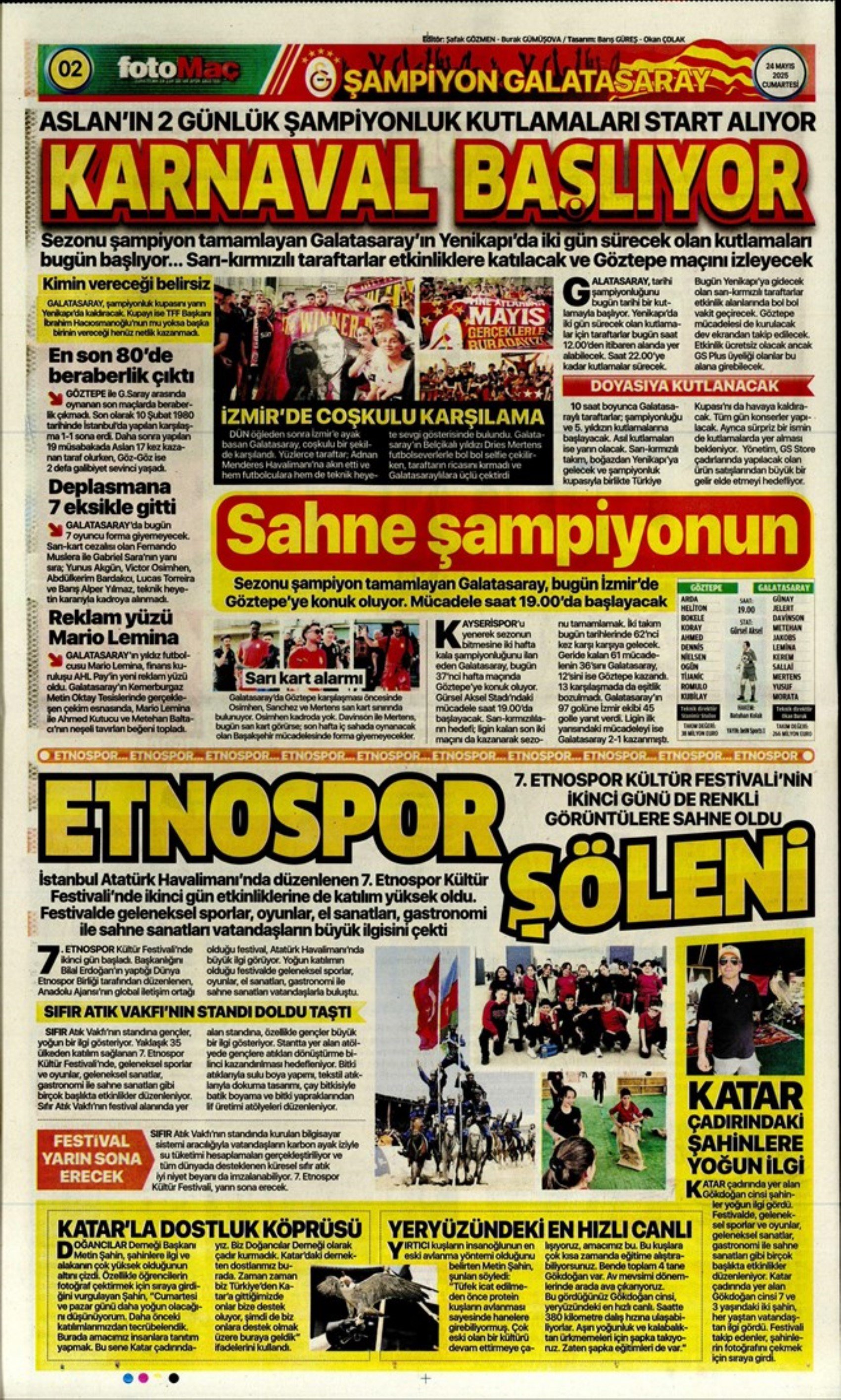 Sporda günün manşetleri: Aziz Yıldırım- Ali Koç zirvesinden öne çıkanlar! Adaylık bilmecesi