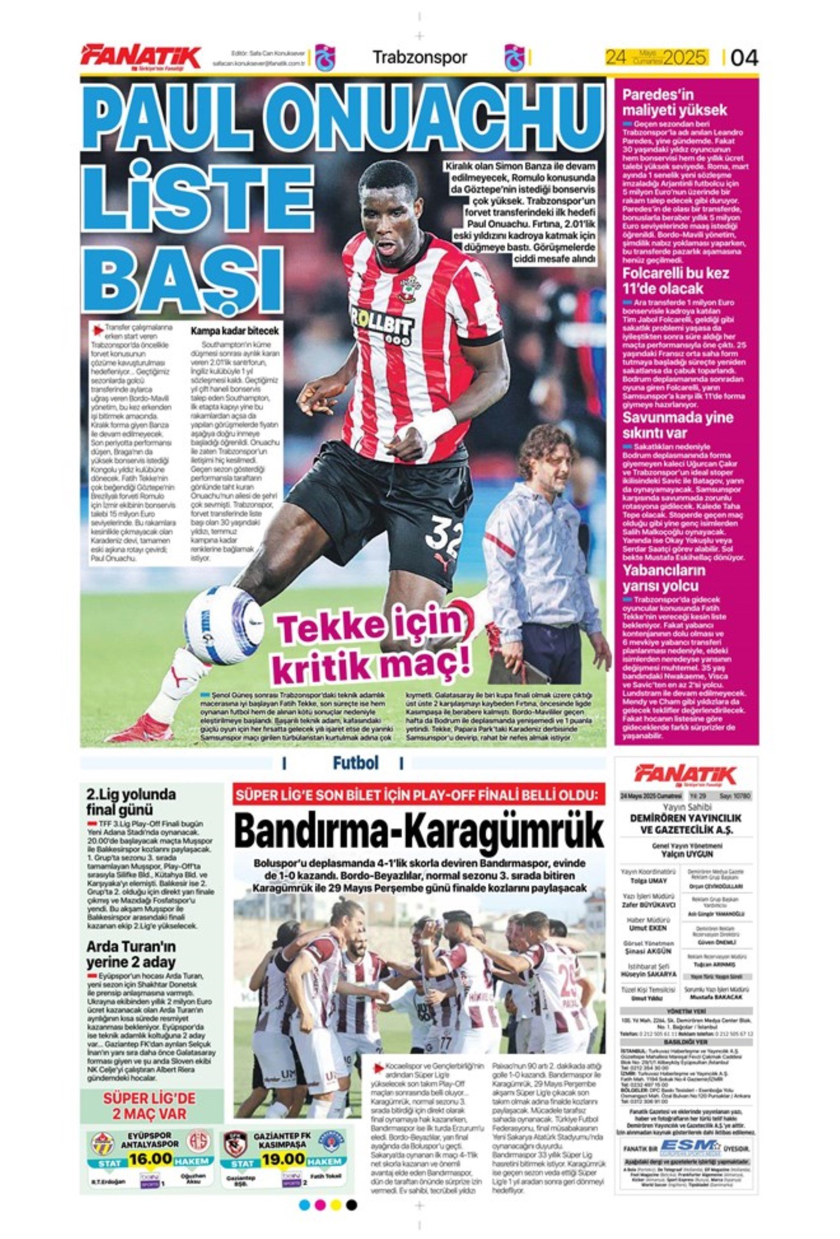Sporda günün manşetleri: Aziz Yıldırım- Ali Koç zirvesinden öne çıkanlar! Adaylık bilmecesi