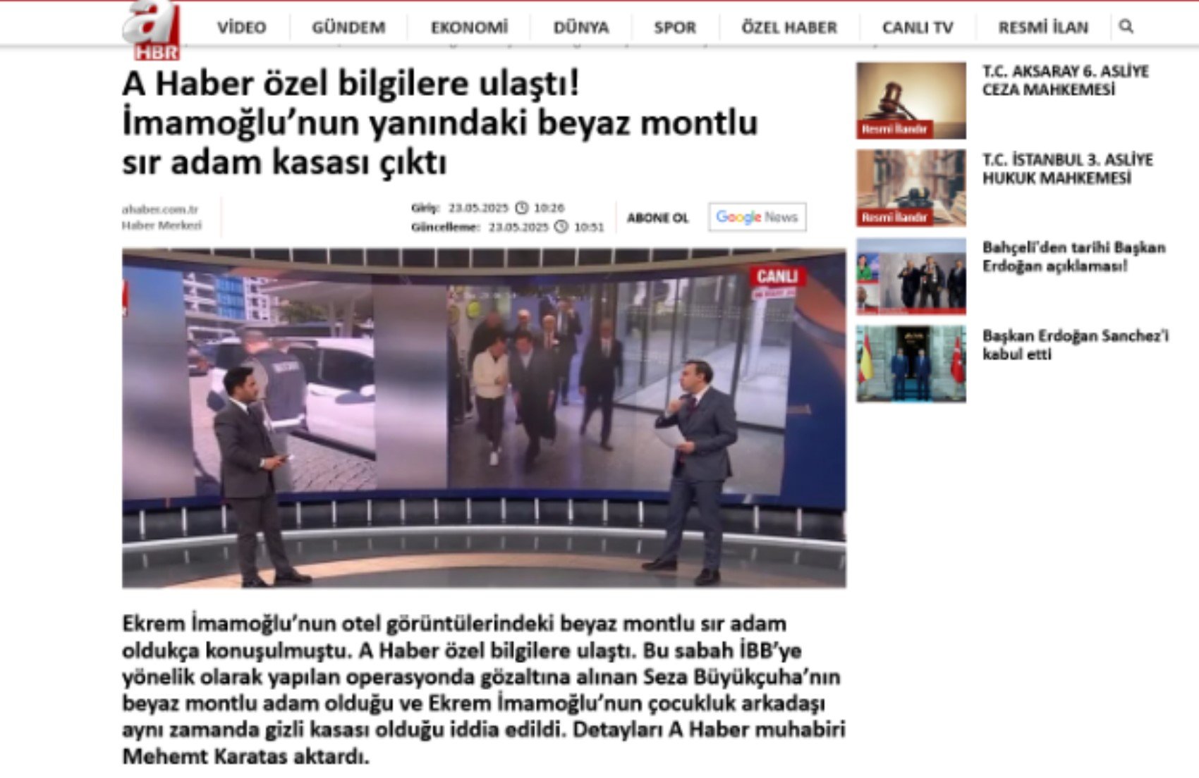 'İmamoğlu’nun Kasası' diye gözaltına alındı, Erdoğan’ın açtığı lokantanın sahibi çıktı