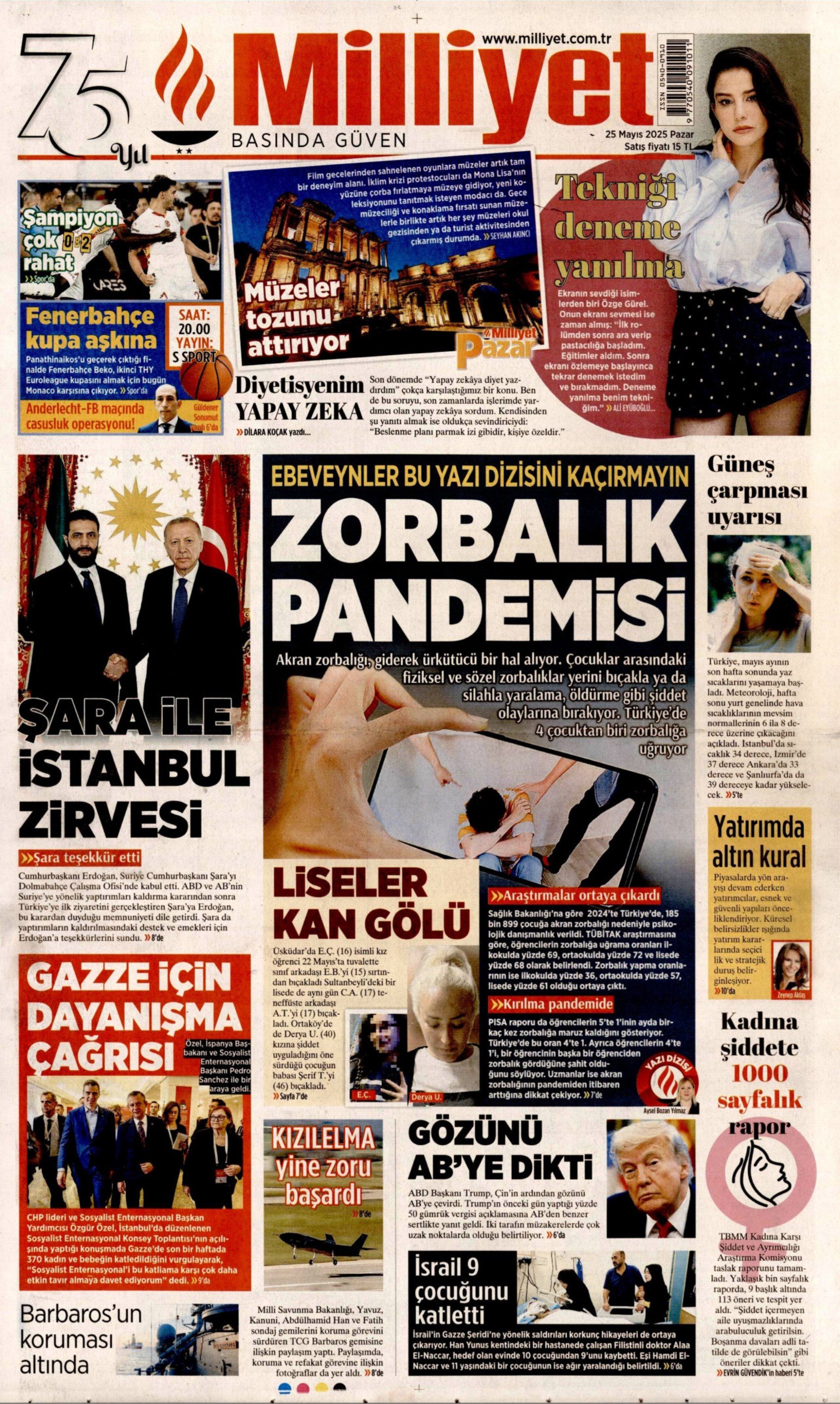 25 Mayıs 2025 gazete manşetleri: Gerici Yeni Akit'ten Mansur Yavaş'la ilgili çirkin başlık!