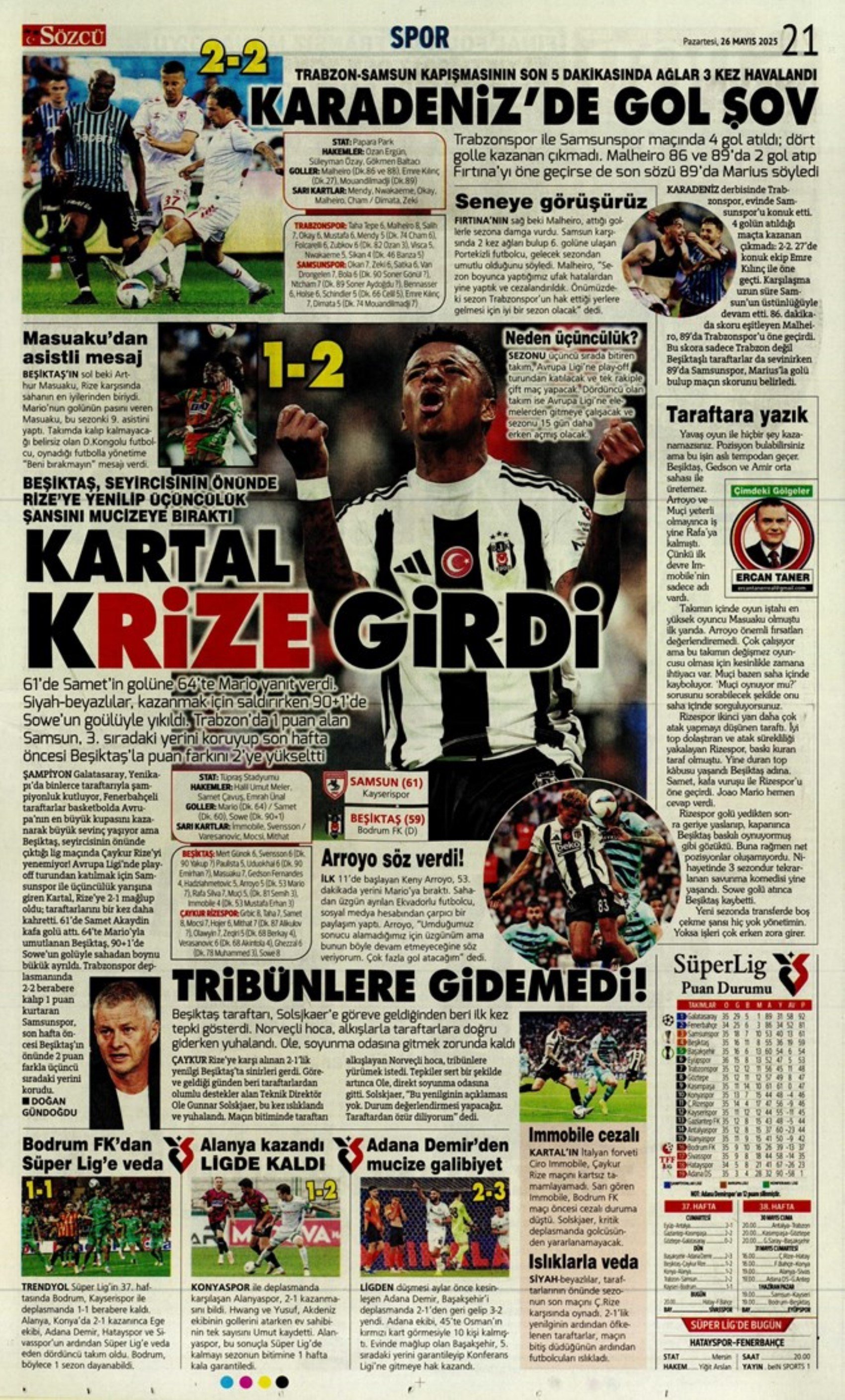 Sporda günün manşetleri: Fenerbahçe ve Galatasaray'da şampiyonluk coşkusu