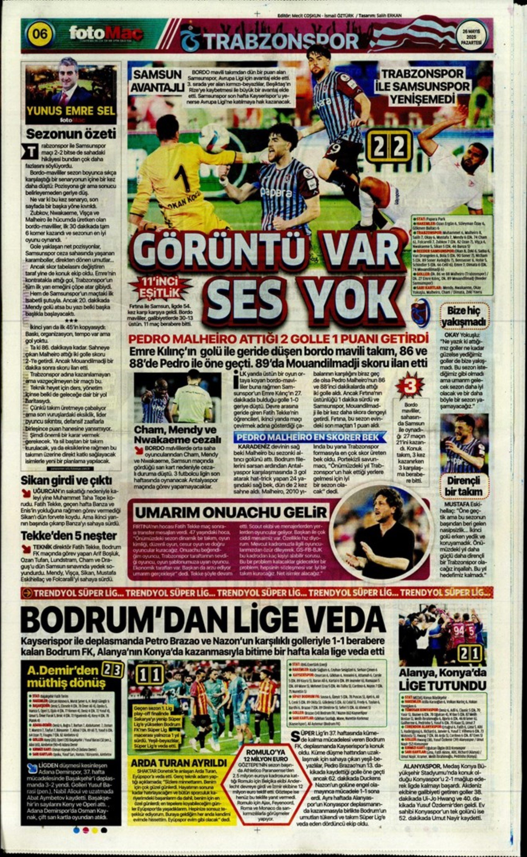 Sporda günün manşetleri: Fenerbahçe ve Galatasaray'da şampiyonluk coşkusu