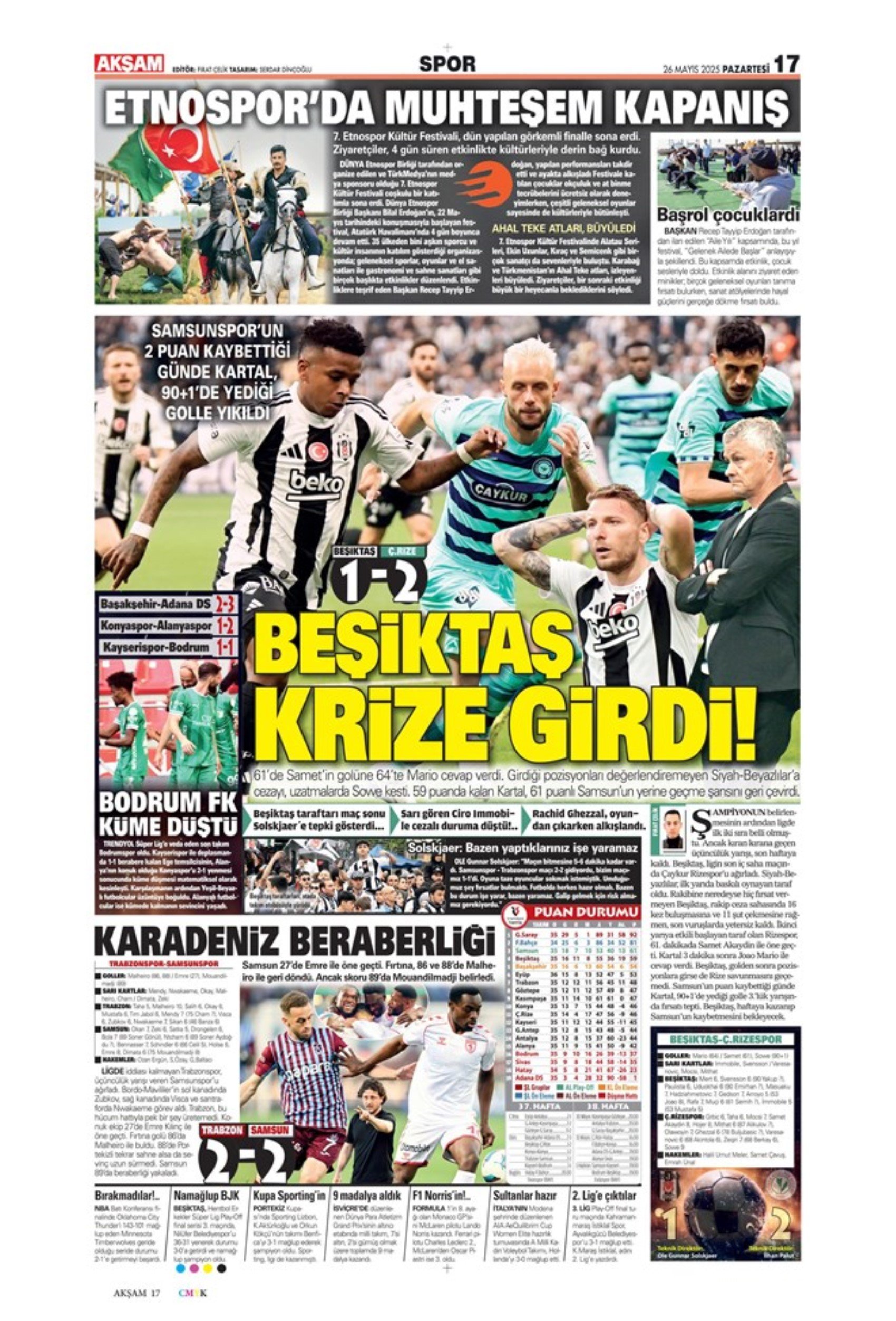 Sporda günün manşetleri: Fenerbahçe ve Galatasaray'da şampiyonluk coşkusu