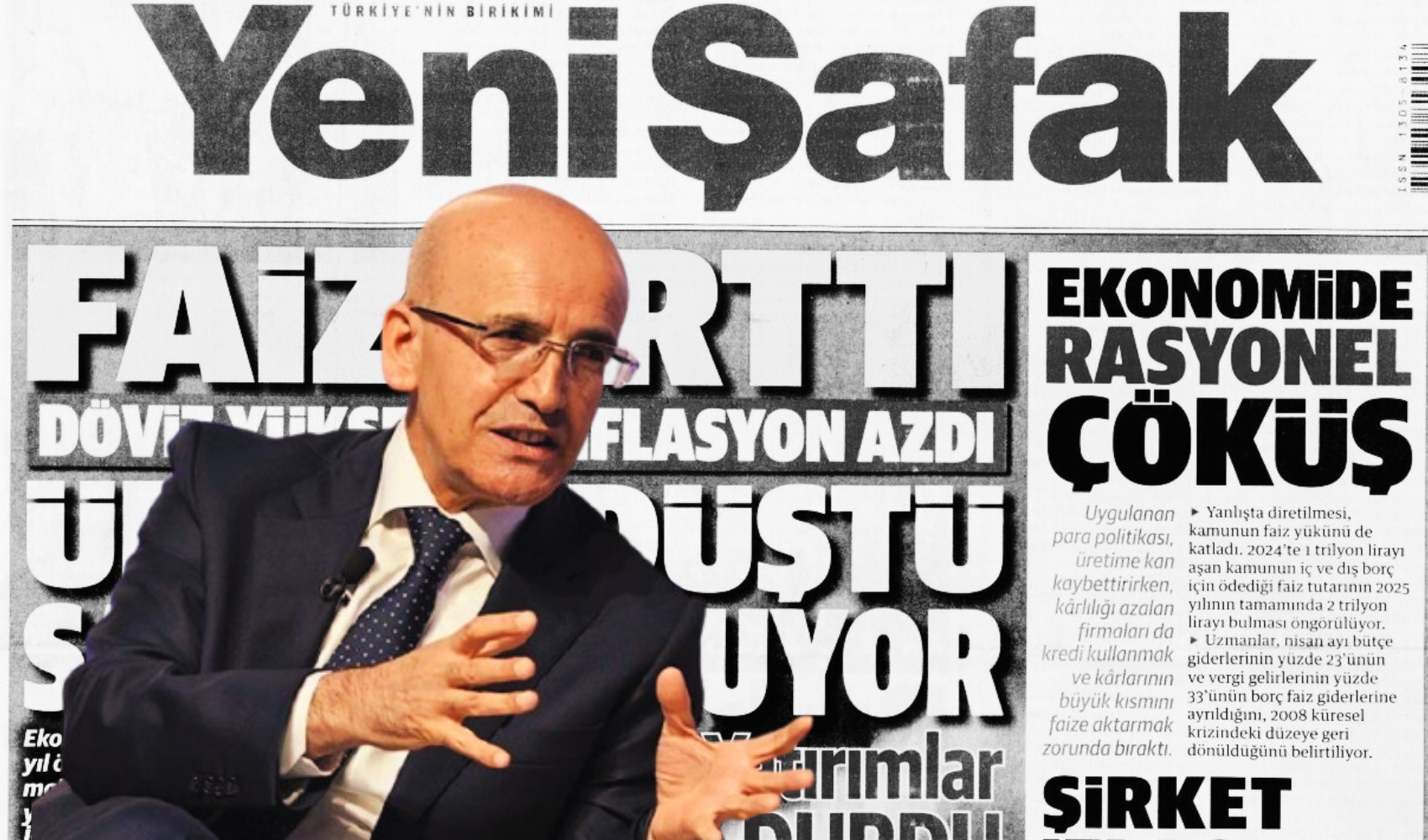 Naci Ağbal'dan sonra sıradaki hedef Mehmet Şimşek mi? Yandaş Yeni Şafak'ın 'Mehmet Şimşek operasyonu' sürüyor