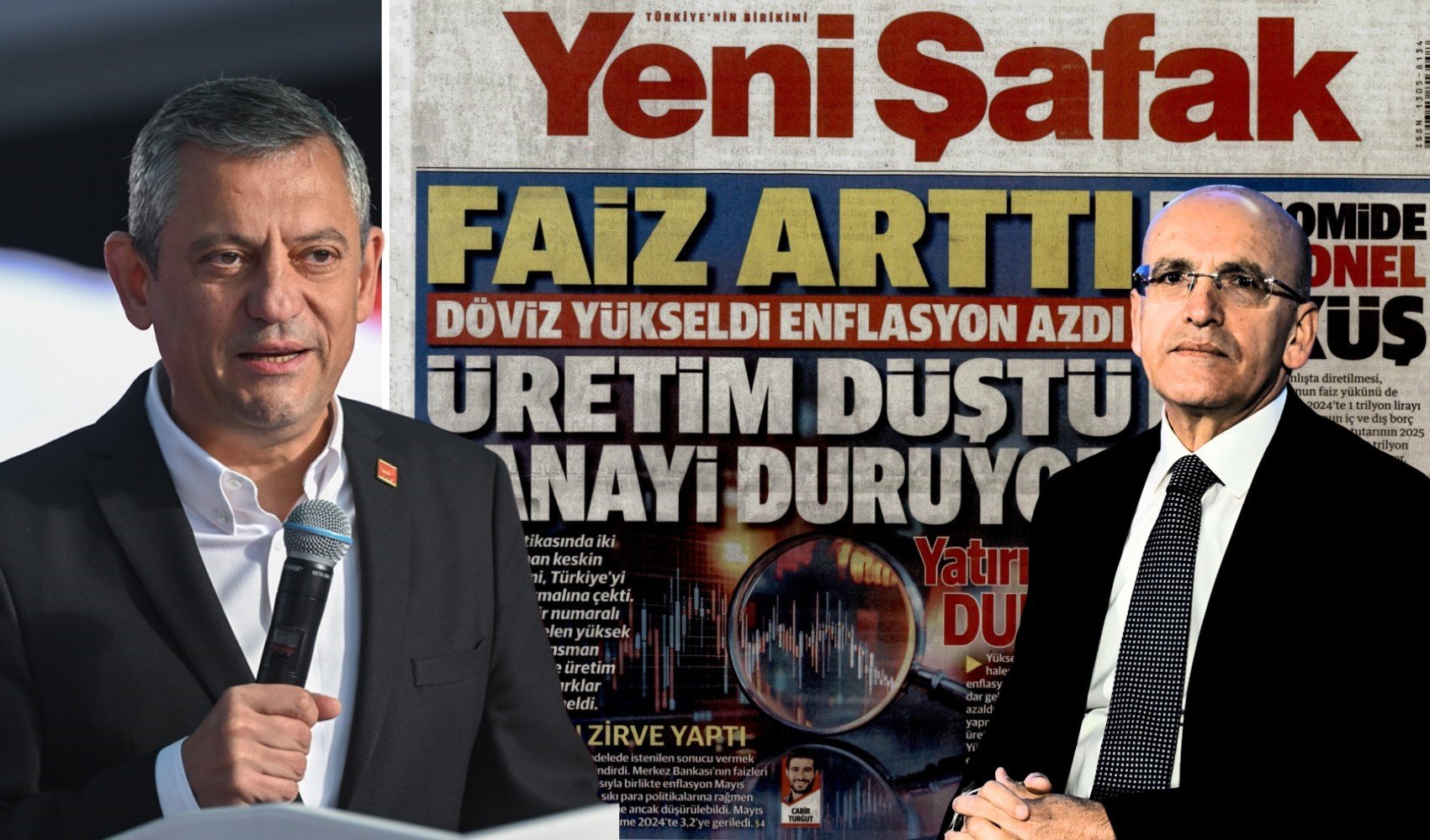 Özgür Özel o habere dikkat çekti: 'Berat Albayrak, Yeni Şafak eliyle Mehmet Şimşek'in kafasına vuruyor'