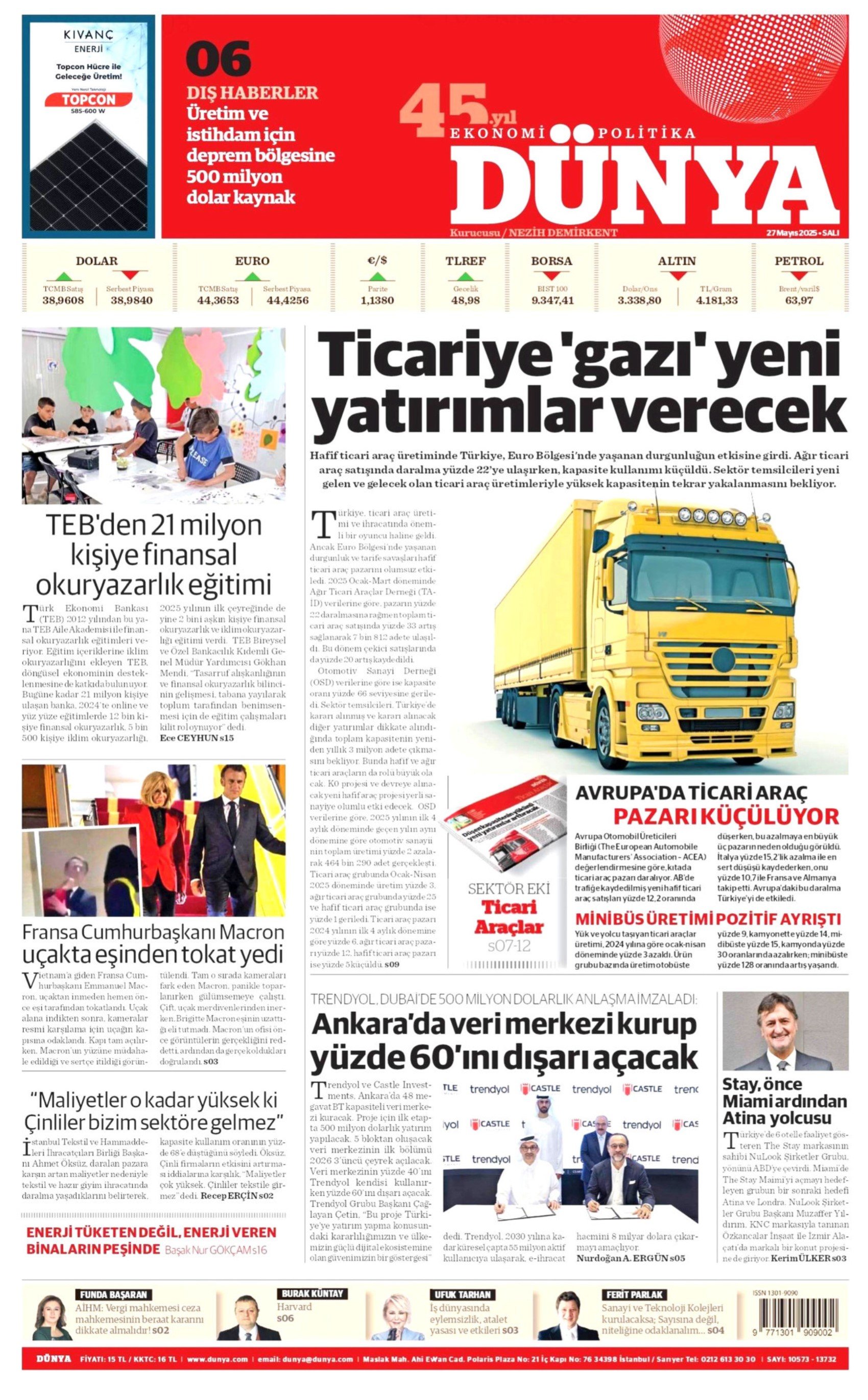 27 Mayıs 2025 gazete manşetleri