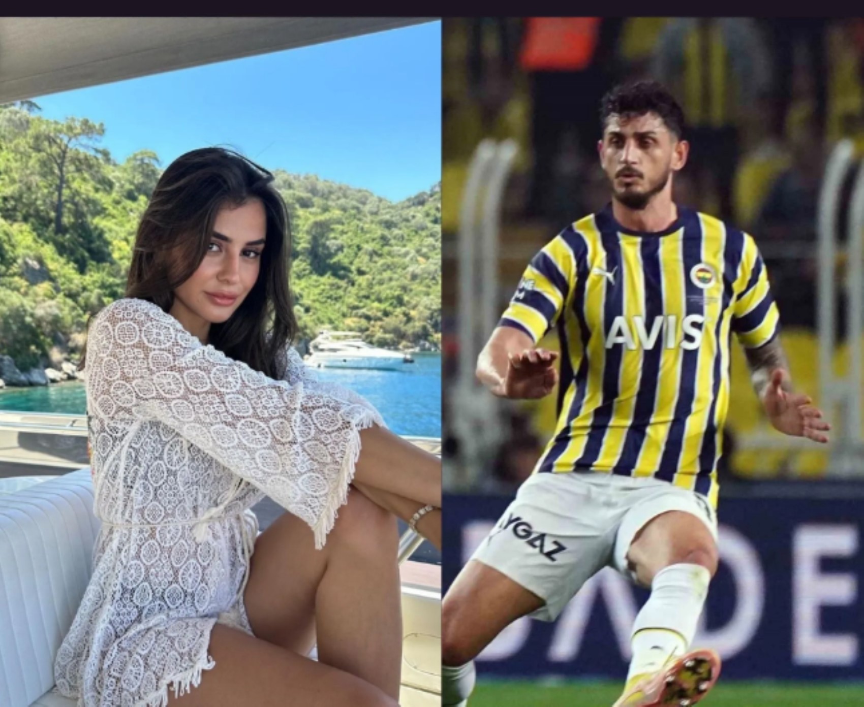 Ünlü futbolcudan sevgilisine romantik evlilik teklifi