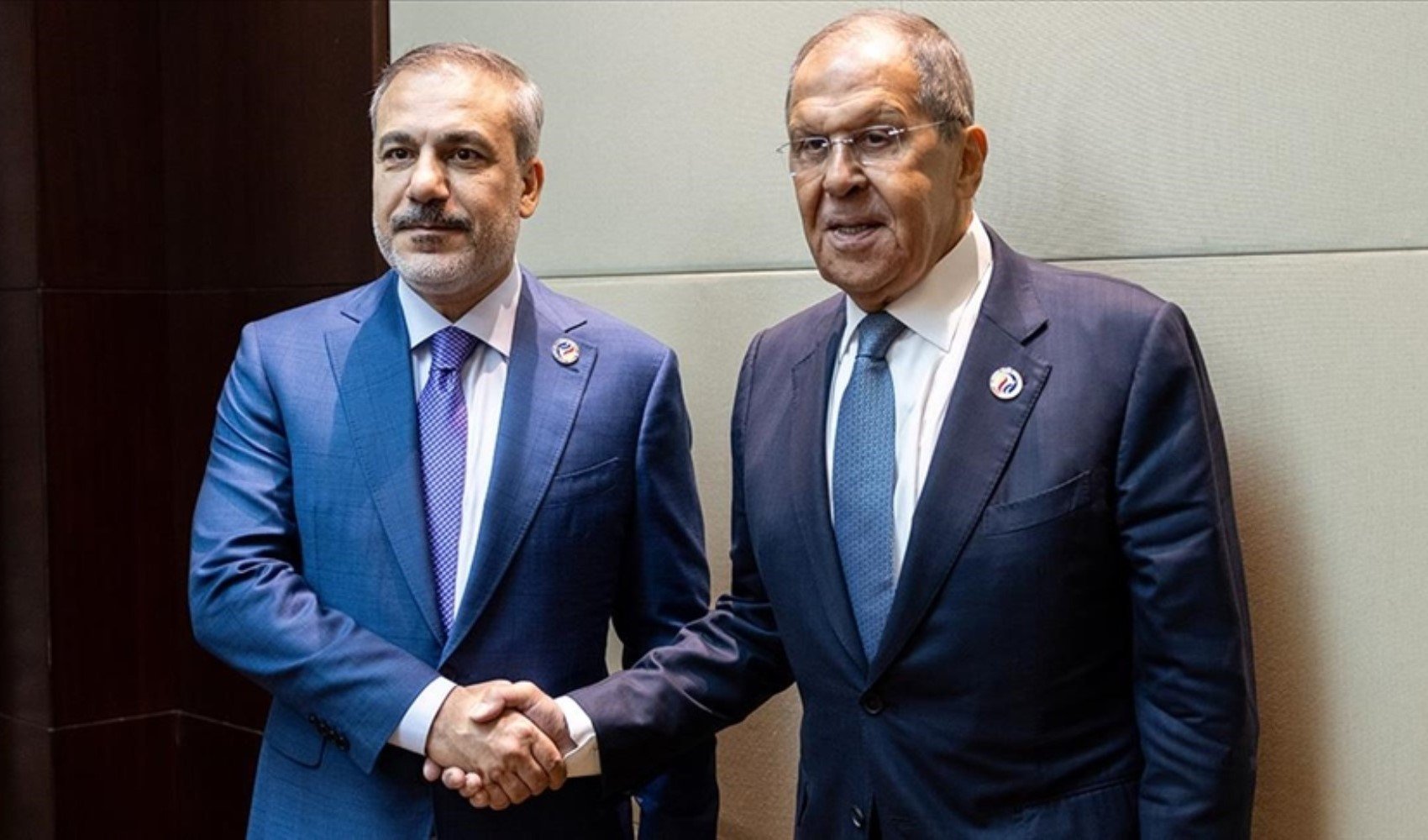 Fidan ve Lavrov Moskova'da bir araya geldi