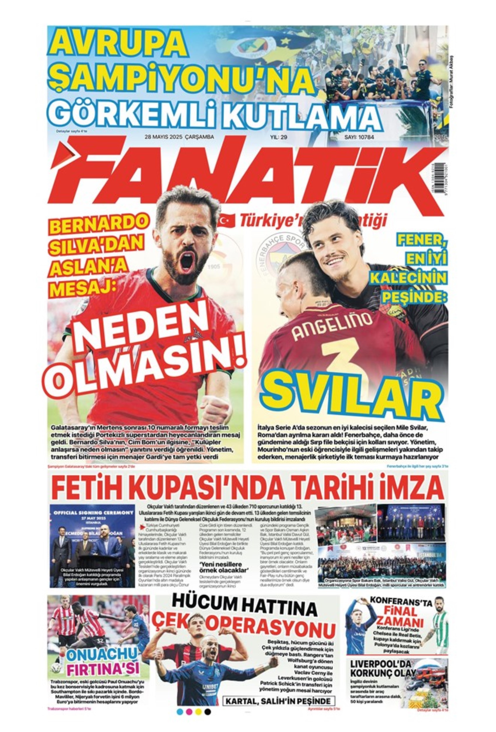 Sporda günün manşetleri... Osimhen'den Galatasaray'a kötü haber: İmzayı attı