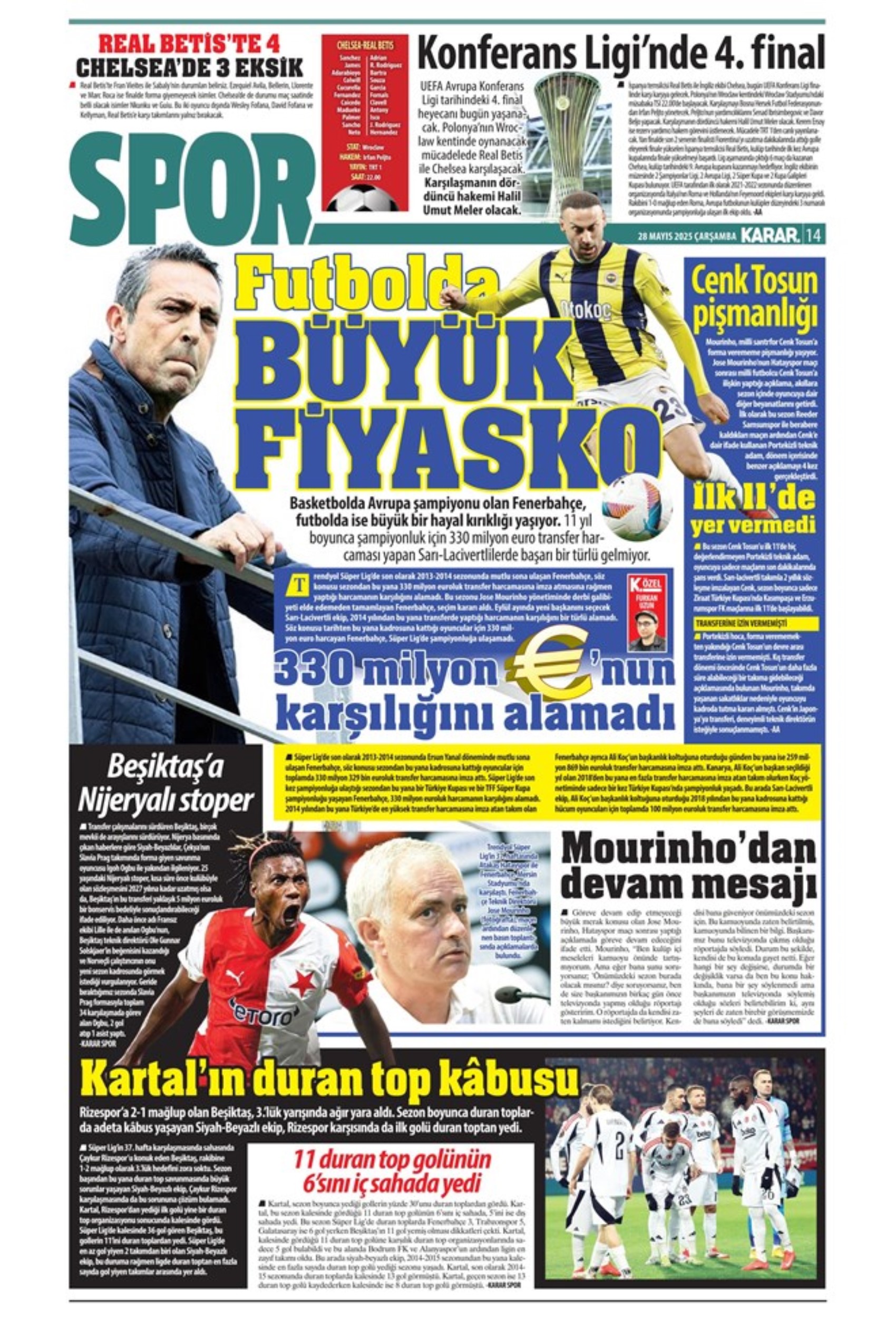 Sporda günün manşetleri... Osimhen'den Galatasaray'a kötü haber: İmzayı attı