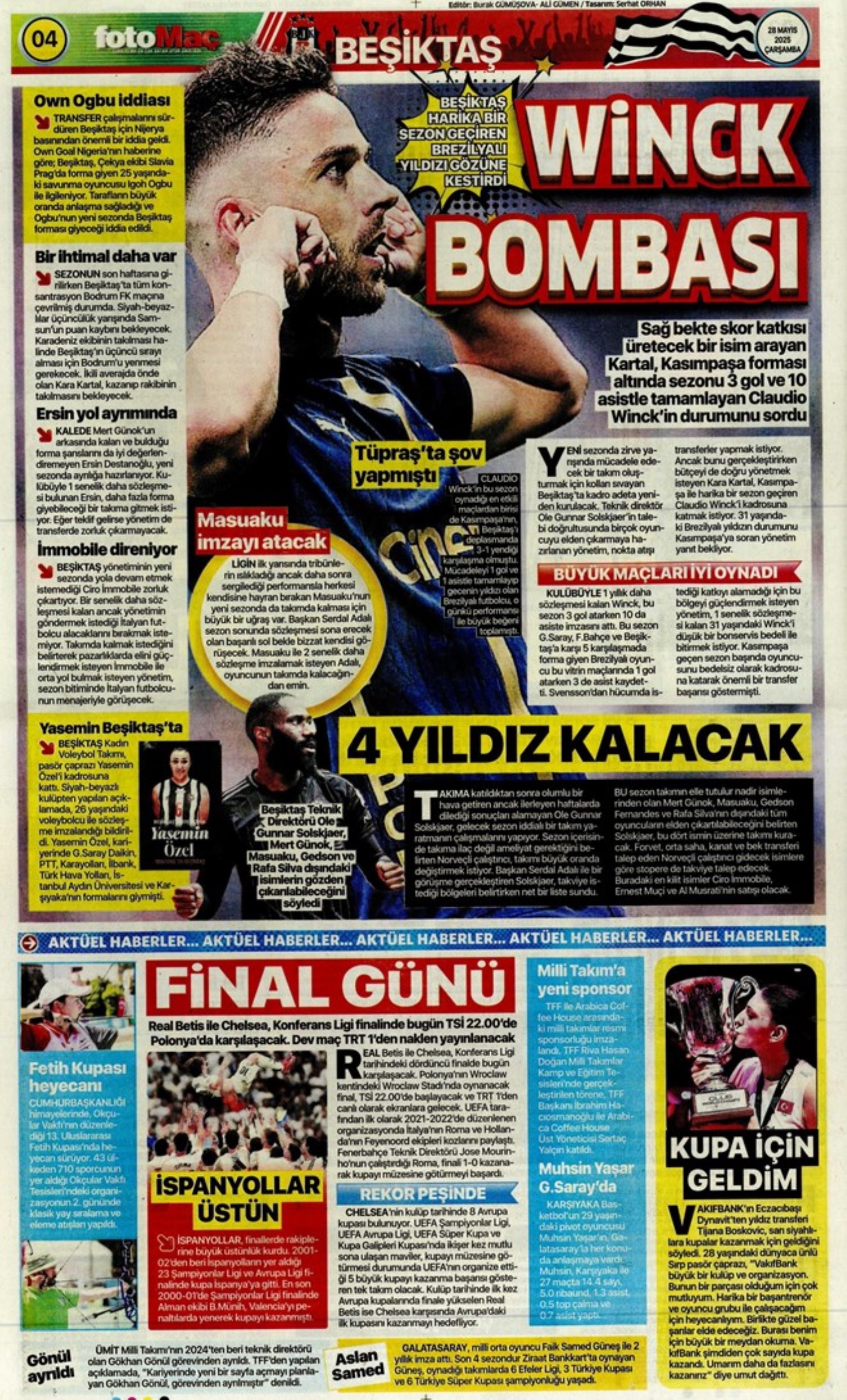 Sporda günün manşetleri... Osimhen'den Galatasaray'a kötü haber: İmzayı attı