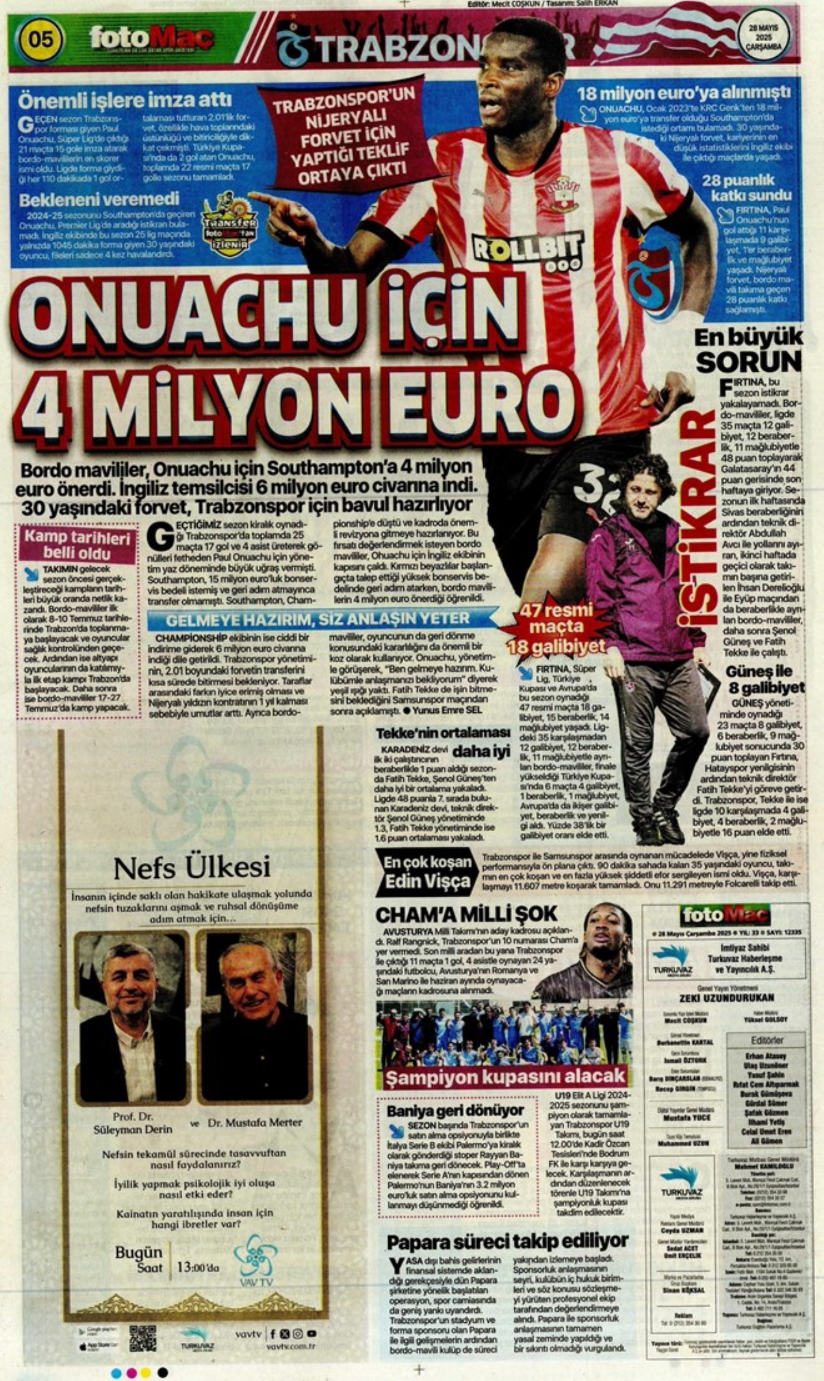 Sporda günün manşetleri... Osimhen'den Galatasaray'a kötü haber: İmzayı attı