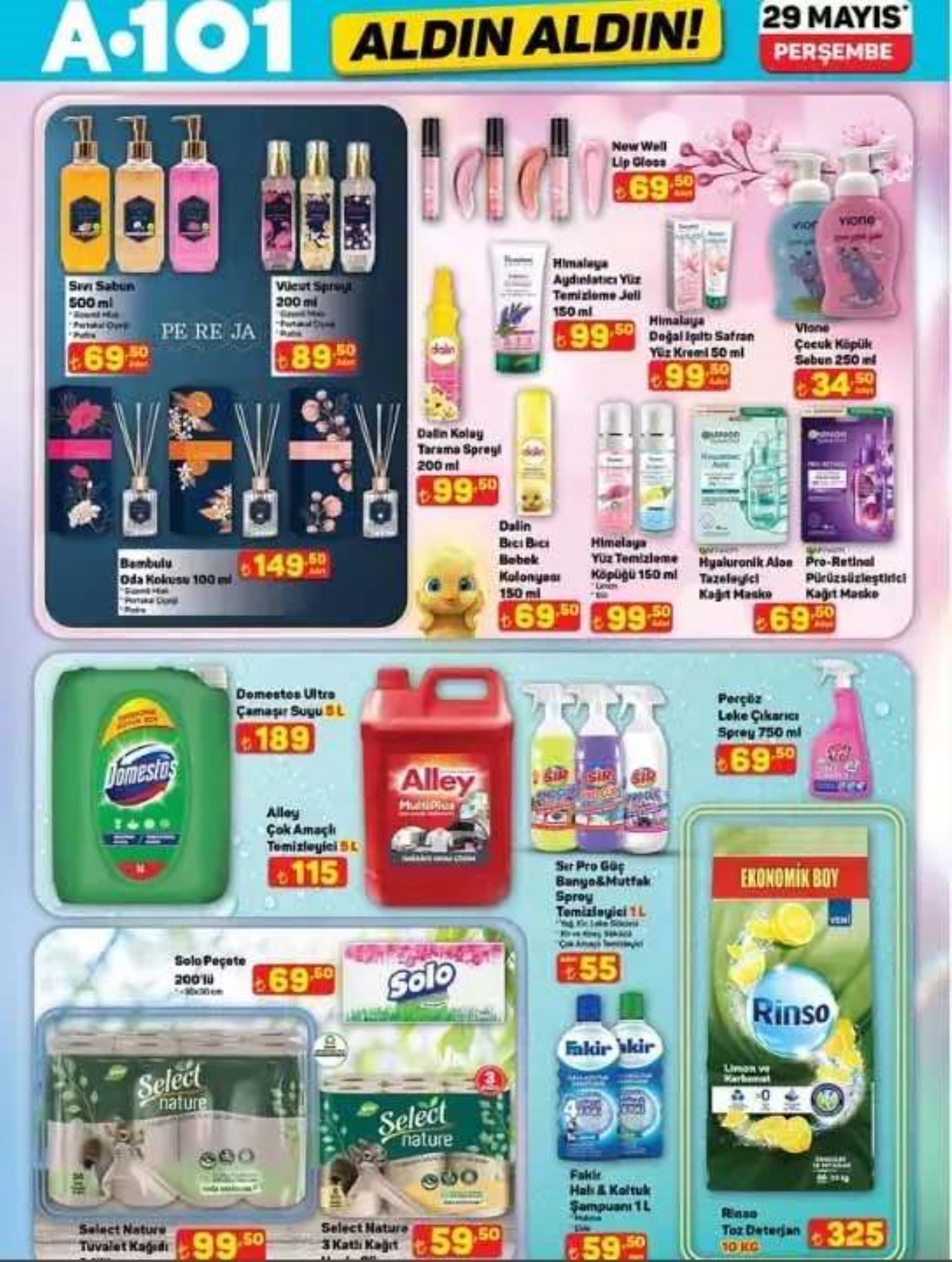 Bugün satışta! A101 29 Mayıs kataloğu yayımlandı! Bu hafta hangi ürünler satışa çıkıyor? Perşembe günü indirimde neler var?