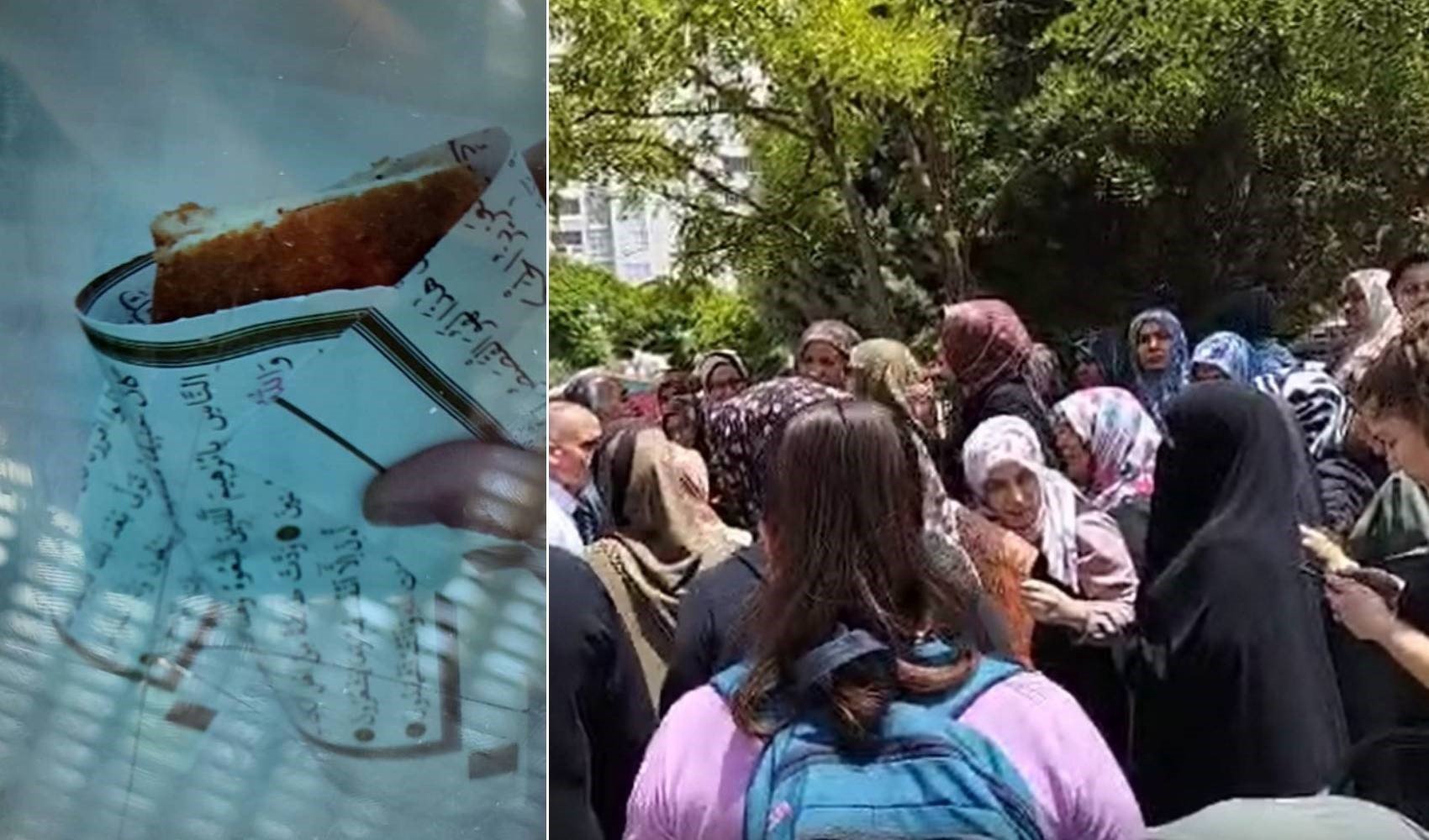 Okul kantininde Kur’an sayfalarıyla tost skandalı! Soruşturma başlatıldı Okul kantininde Kur’an sayfalarıyla tost skandalı! Soruşturma başlatıldı