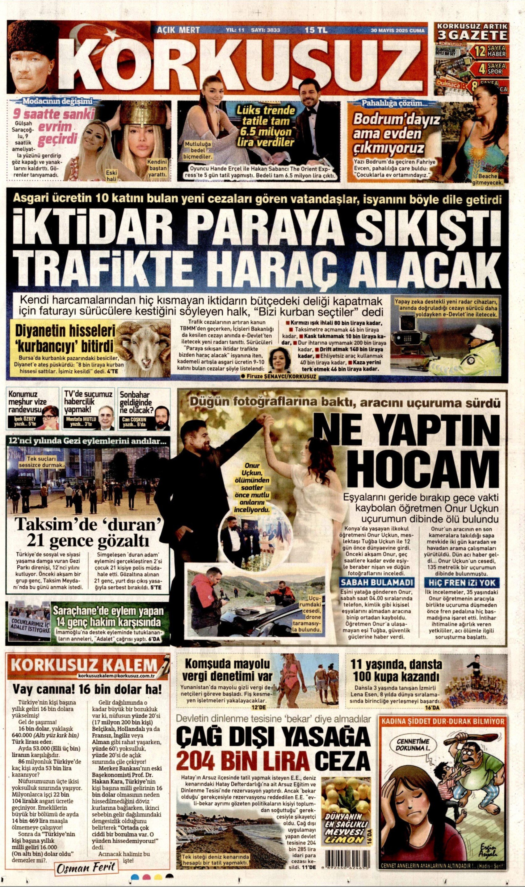 30 Mayıs gazete manşetleri: İktidar medyasının gündeminde yeni anayasa var