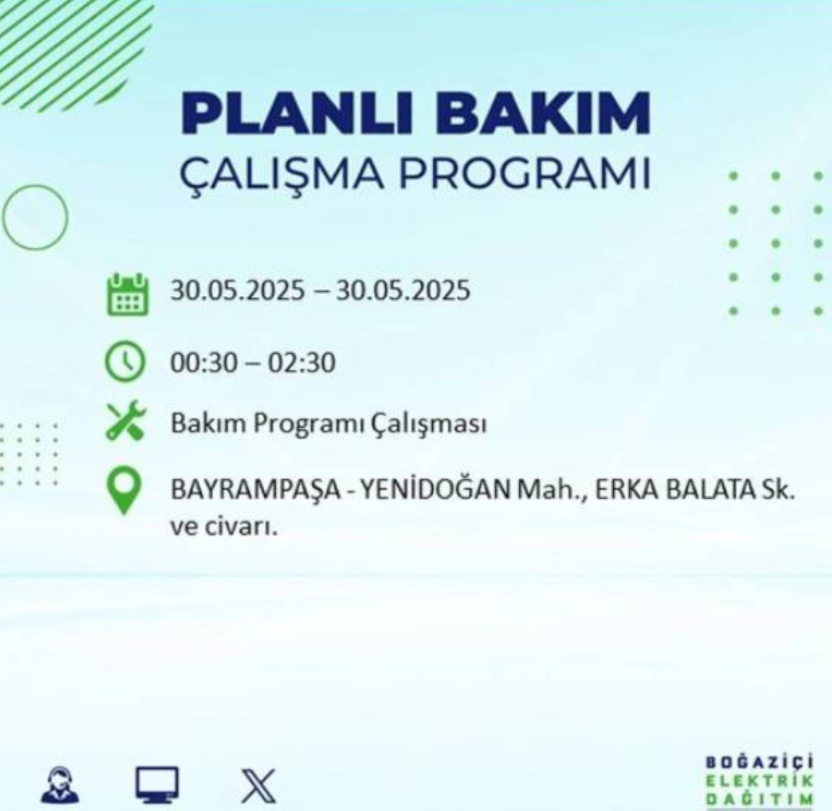 BEDAŞ paylaştı: İstanbul'da 30 Mayıs Cuma günü elektrik kesintisi yaşanacak ilçeler