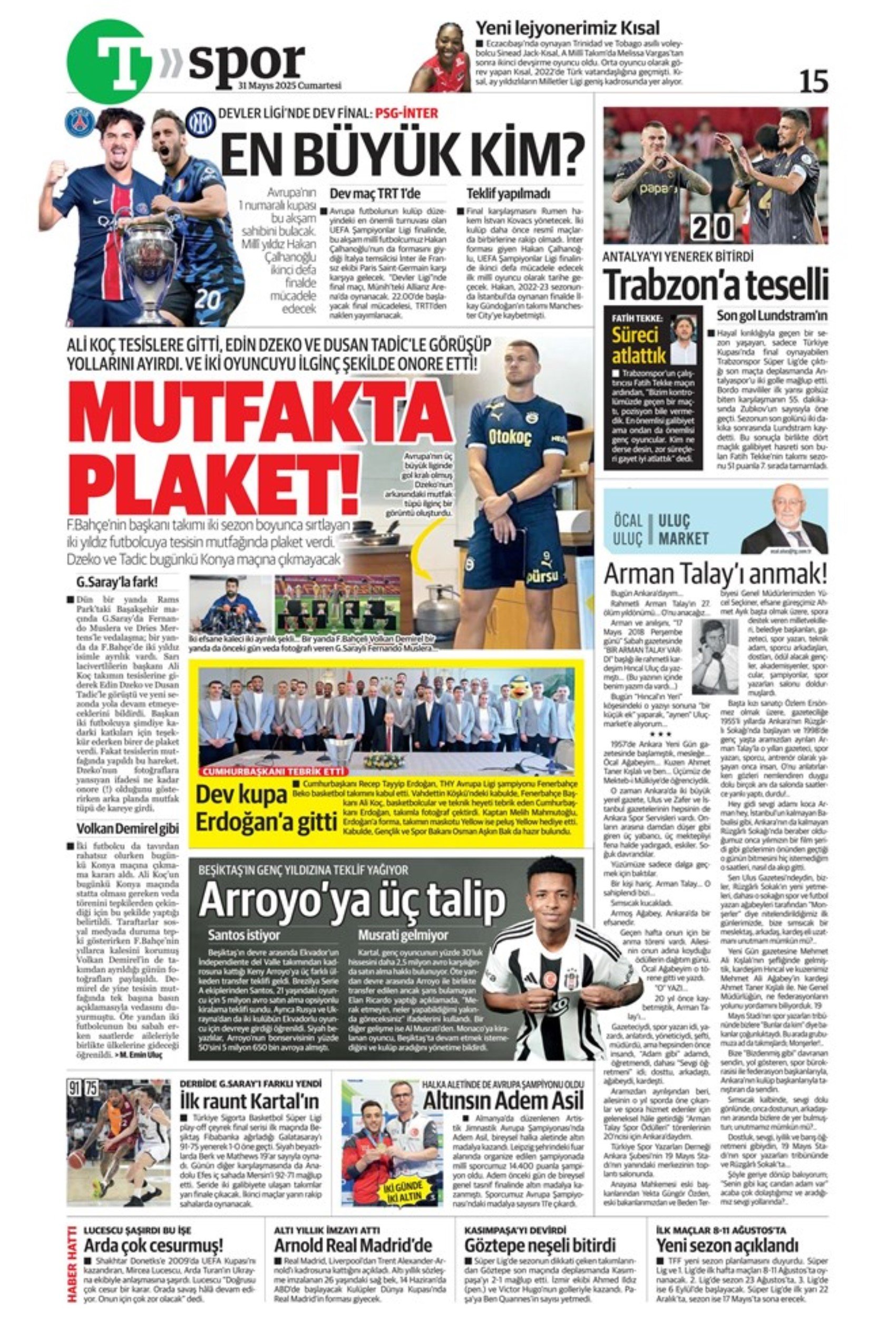 Sporda günün manşetleri... Fenerbahçe'de görülmemiş operasyon: Yıldırım için imza