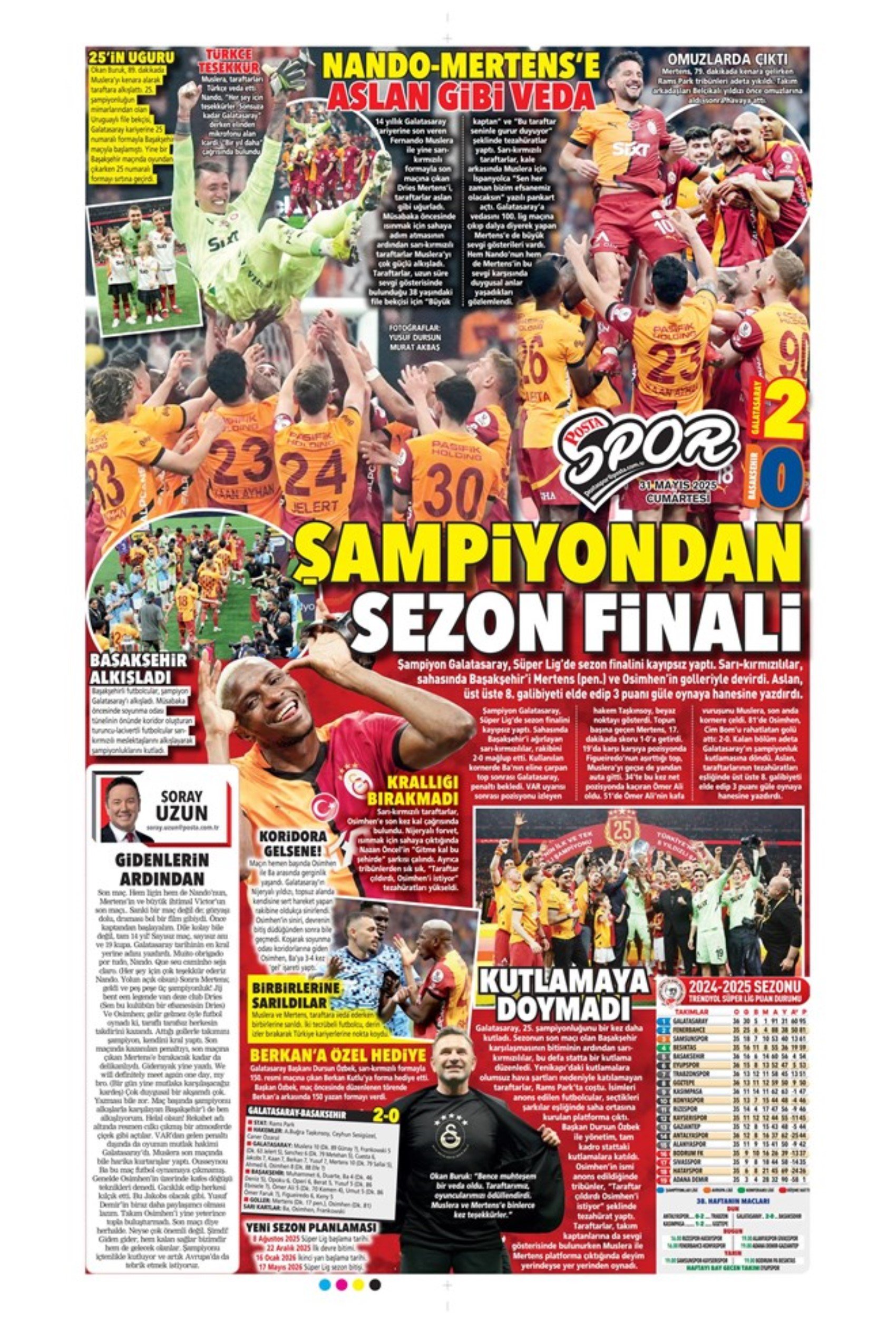 Sporda günün manşetleri... Fenerbahçe'de görülmemiş operasyon: Yıldırım için imza