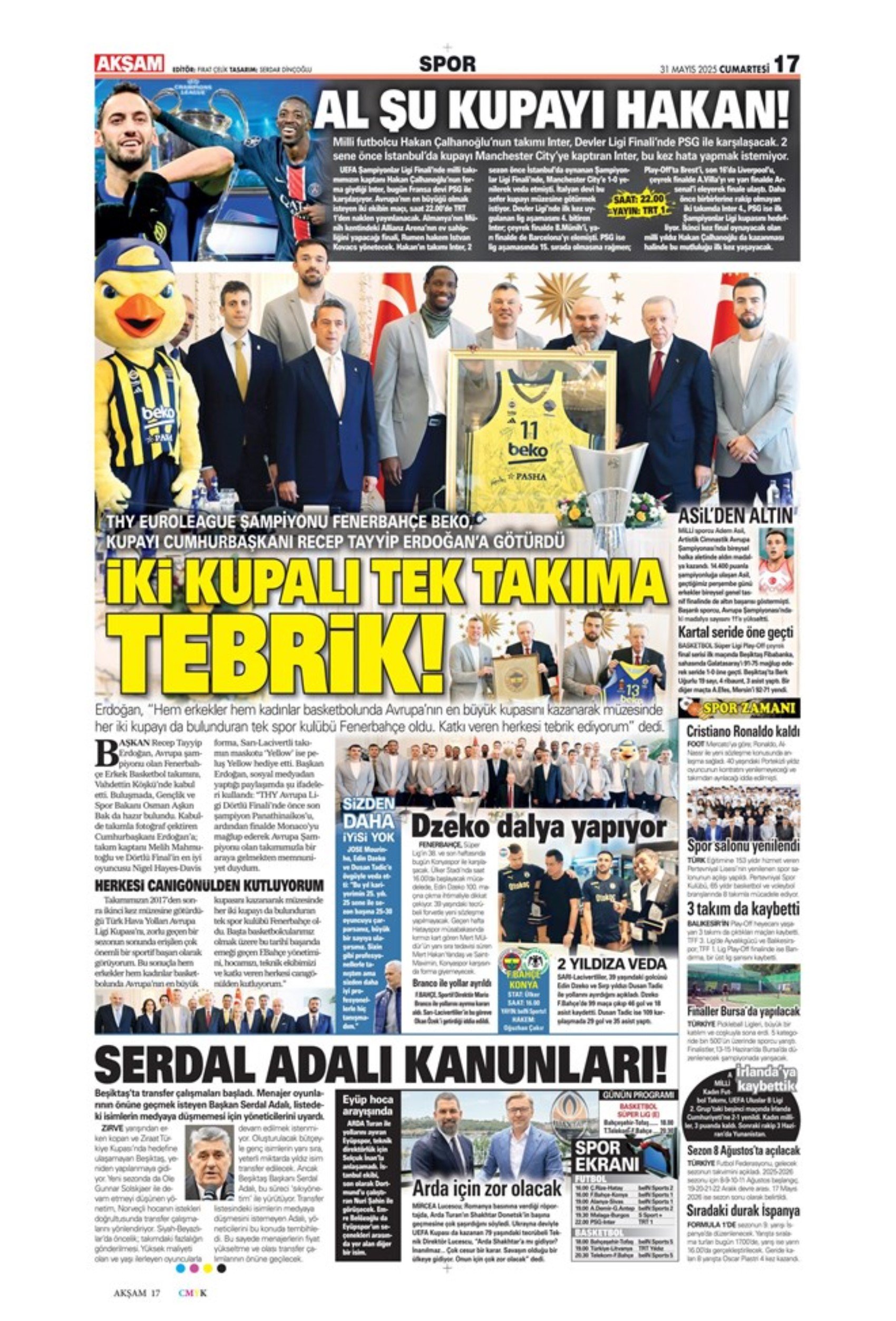 Sporda günün manşetleri... Fenerbahçe'de görülmemiş operasyon: Yıldırım için imza