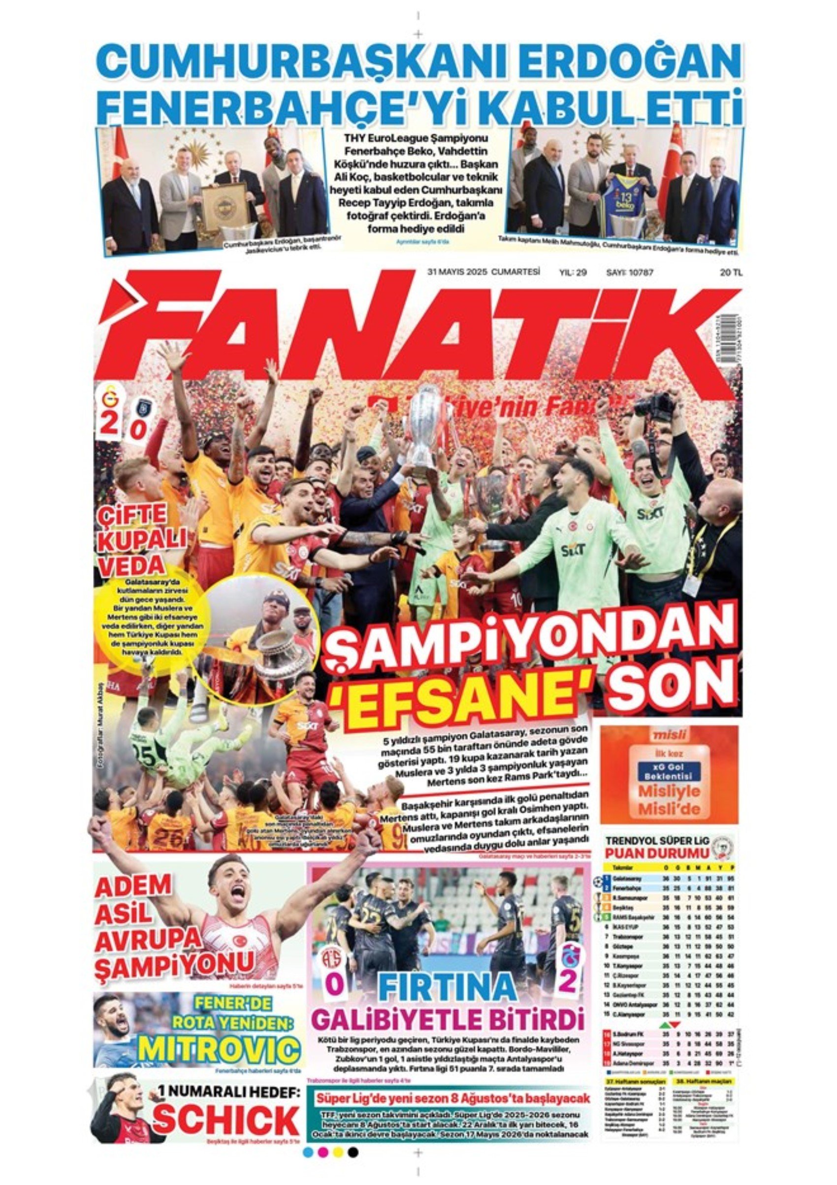 Sporda günün manşetleri... Fenerbahçe'de görülmemiş operasyon: Yıldırım için imza