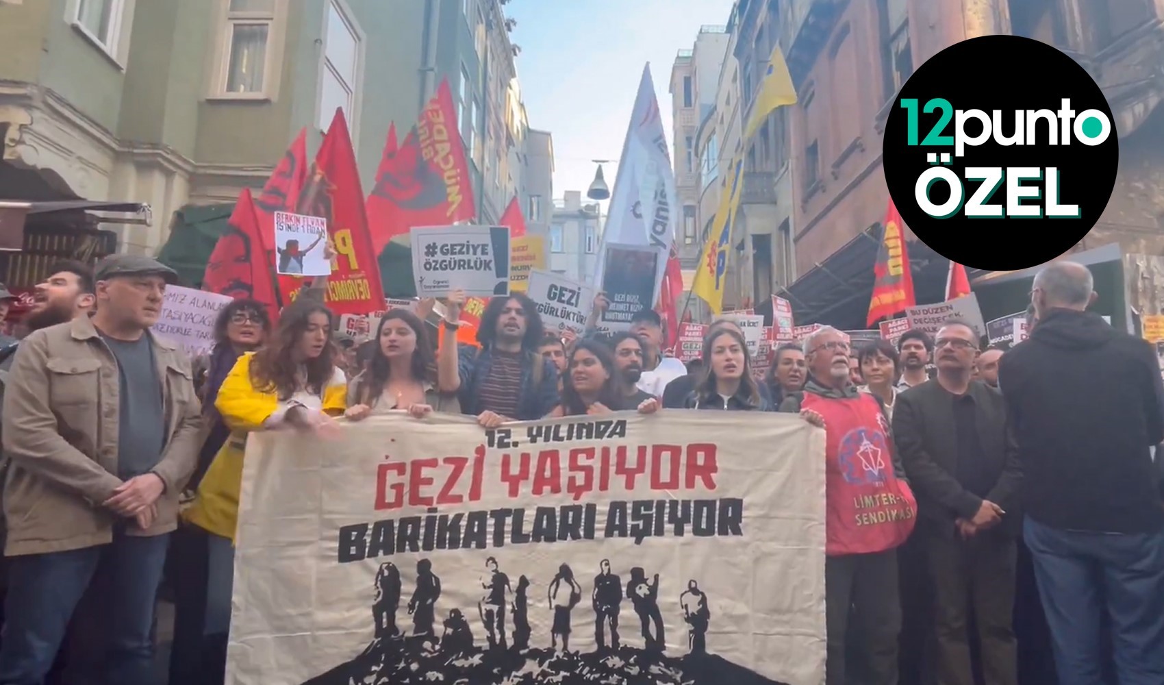 TKP'den Gezi Parkı'nın 12. yıldönümü için müzikli, sloganlı anma: Bu halk size diz çökmez