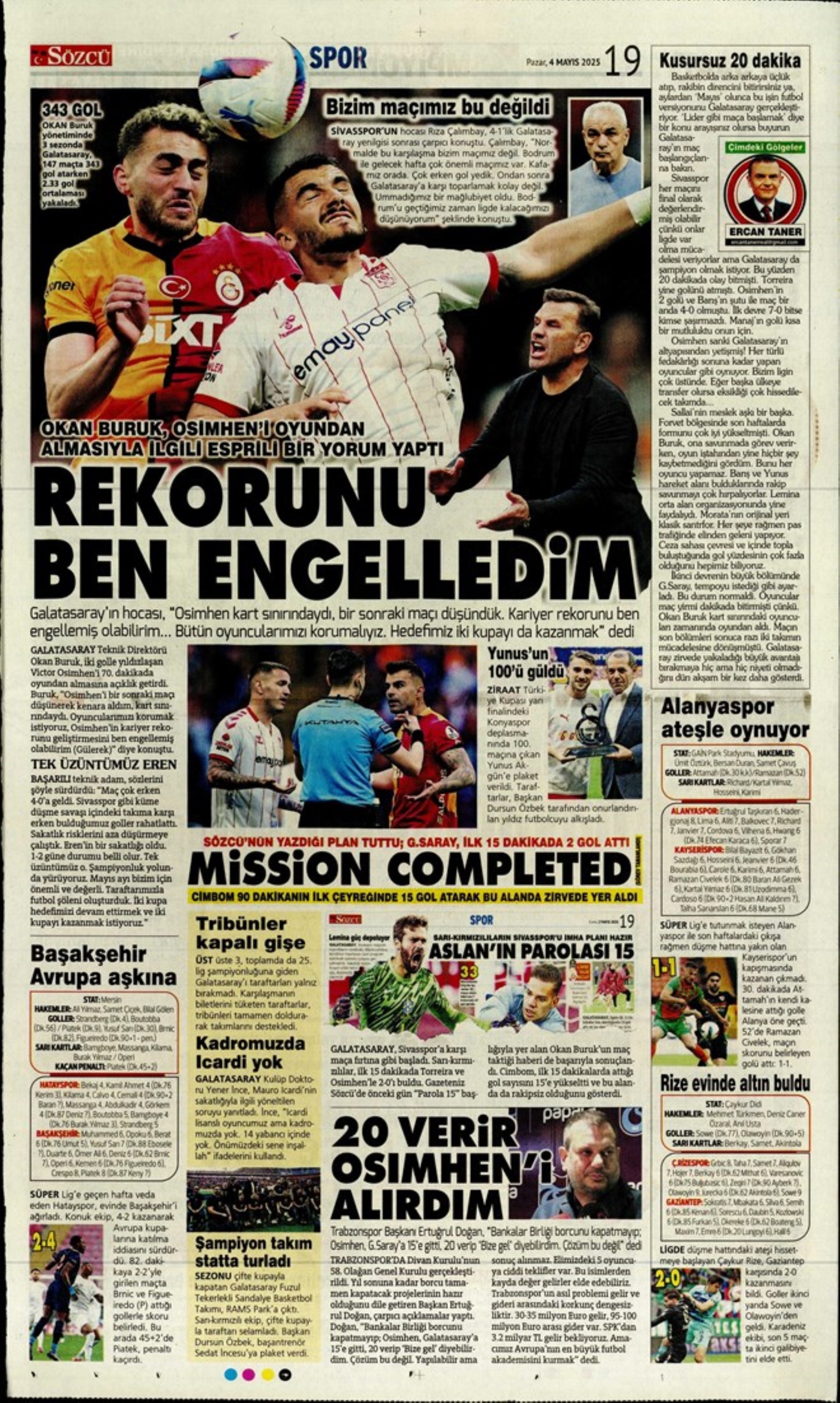 Galatasaray 5. yıldıza koşuyor... Rekor adam Osimhen: Kadıköy'de son dans