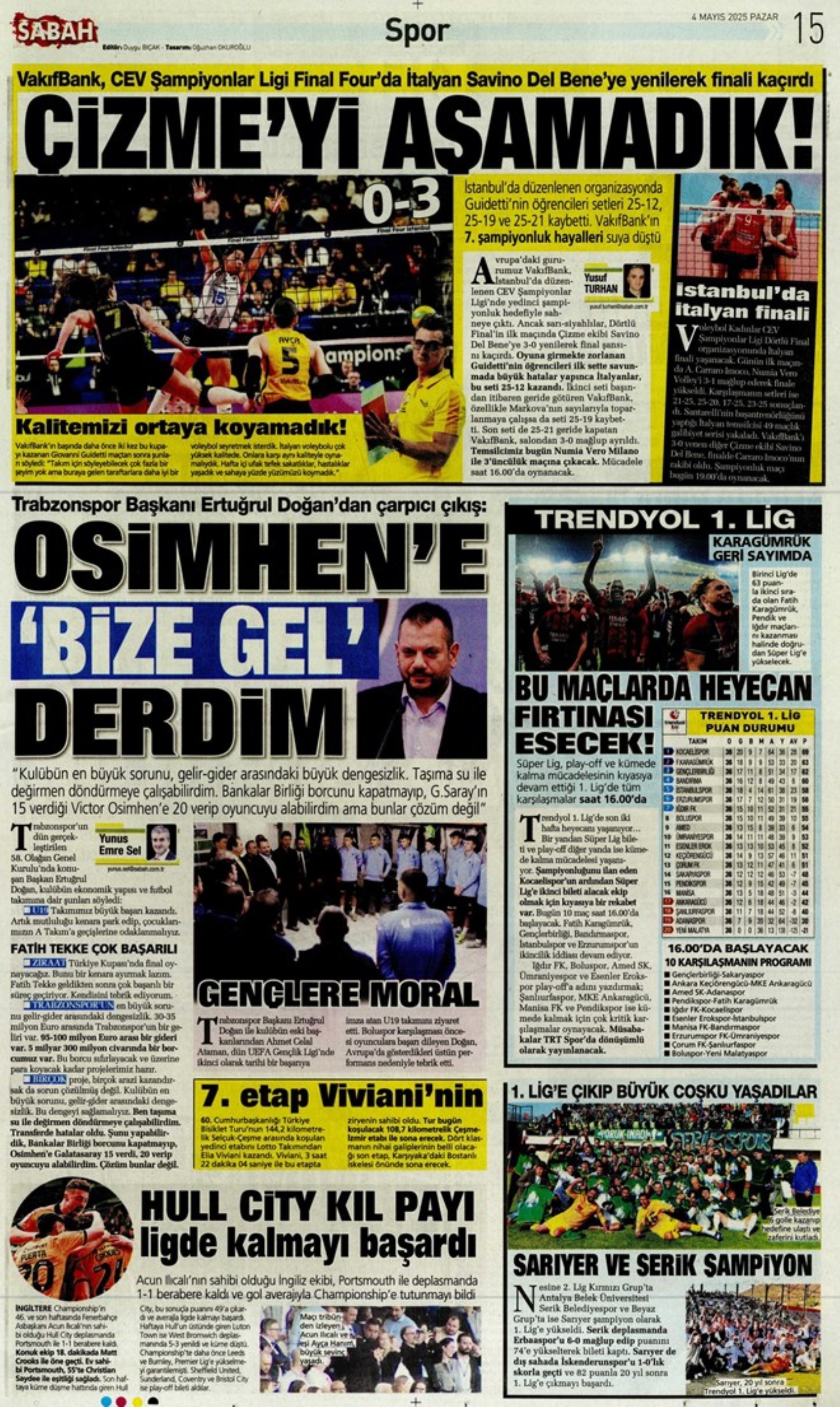 Galatasaray 5. yıldıza koşuyor... Rekor adam Osimhen: Kadıköy'de son dans