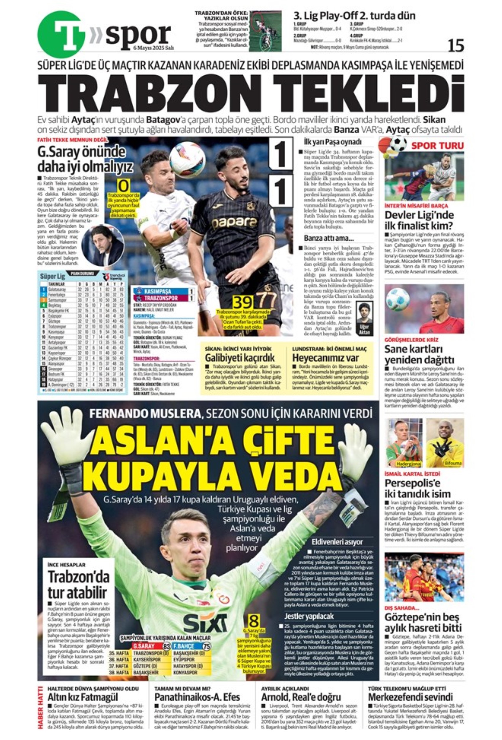 Sporda günün manşetleri: Galatasaray'da üçlü transfer harekatı! Tarihi hamleye hazırlanıyorlar