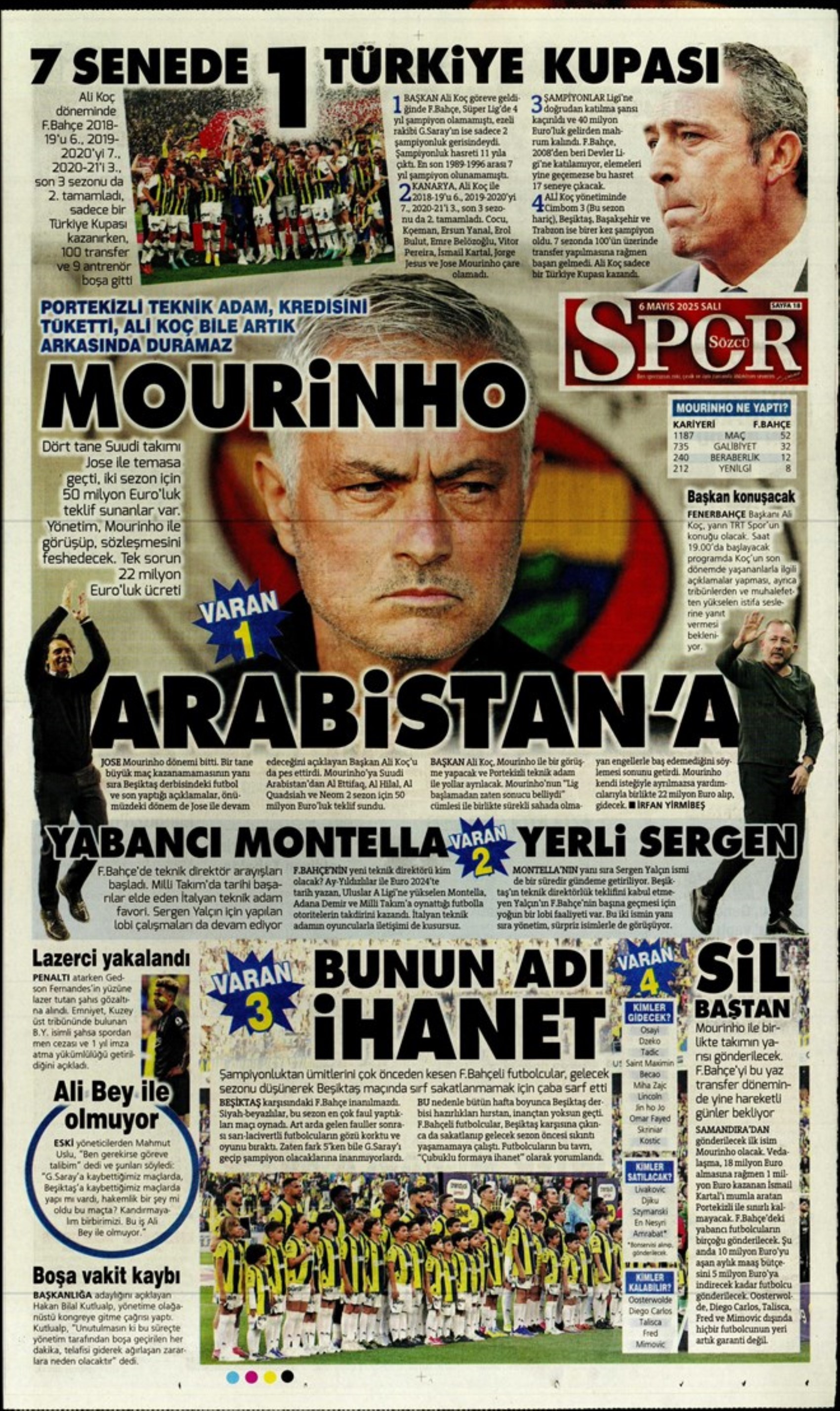 Sporda günün manşetleri: Galatasaray'da üçlü transfer harekatı! Tarihi hamleye hazırlanıyorlar