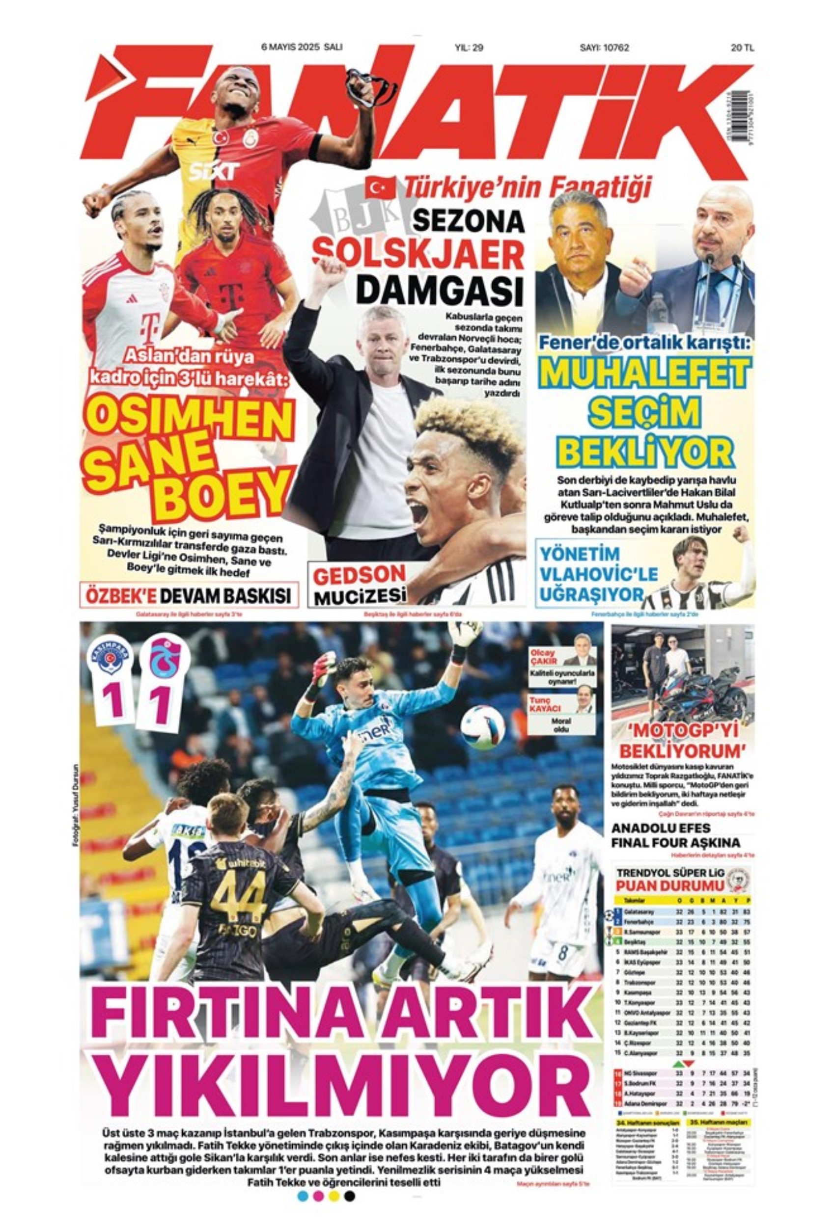Sporda günün manşetleri: Galatasaray'da üçlü transfer harekatı! Tarihi hamleye hazırlanıyorlar