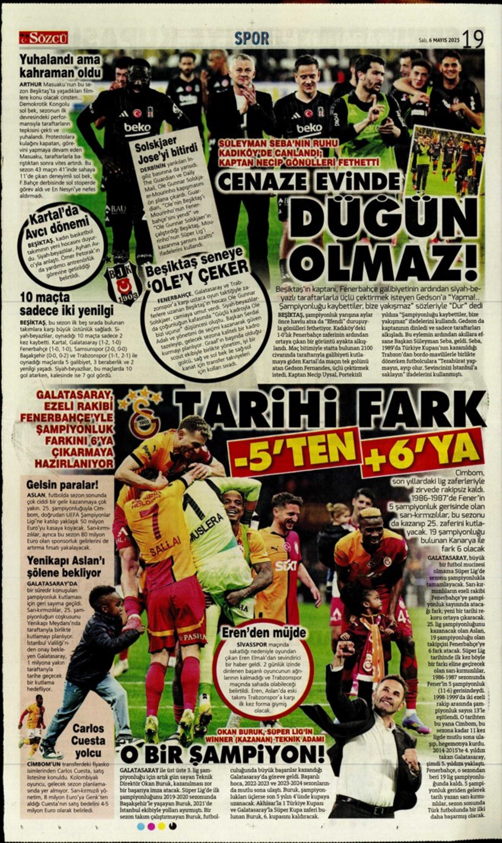 Sporda günün manşetleri: Galatasaray'da üçlü transfer harekatı! Tarihi hamleye hazırlanıyorlar