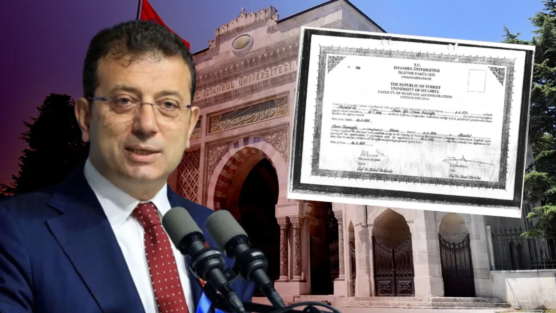 Avukatı duyurdu: İmamoğlu diploması ile ilgili yeni gelişme! Yüksek Lisans belgesini silmeyi unuttular