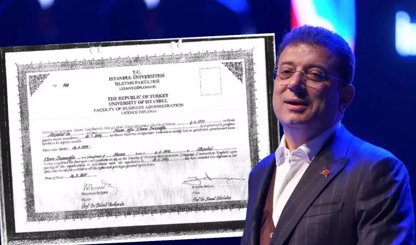 Avukatı duyurdu: İmamoğlu diploması ile ilgili yeni gelişme! Yüksek Lisans belgesini silmeyi unuttular Avukatı duyurdu: İmamoğlu diploması ile ilgili yeni gelişme! Yüksek Lisans belgesini silmeyi unuttular