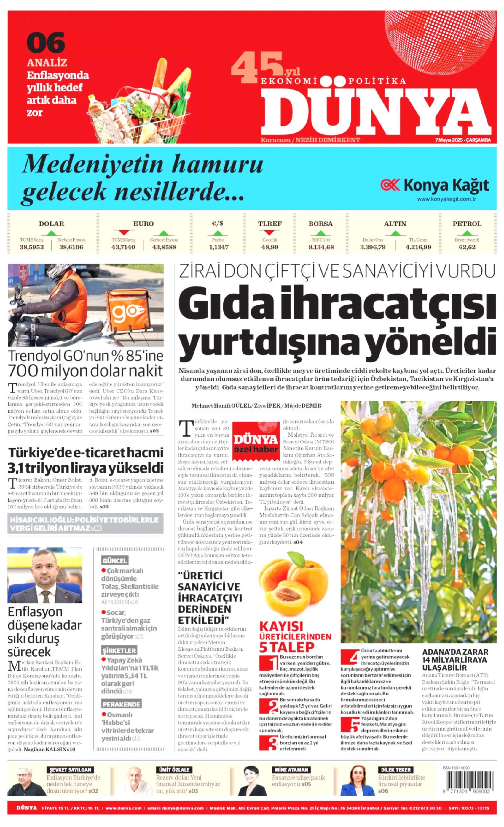 7 Mayıs 2025 gazete manşetleri: Gerici Yeni Akit’in hedefinde Deniz Gezmiş ve arkadaşları var!