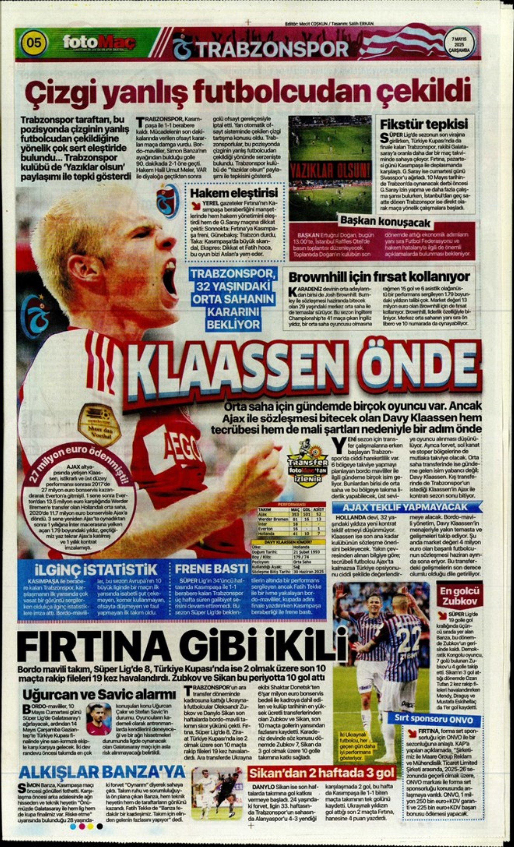 Sporda günün manşetleri... Fenerbahçe'de gözler Ali Koç'ta: Katılacağı canlı yayında hangi konulara değinecek?