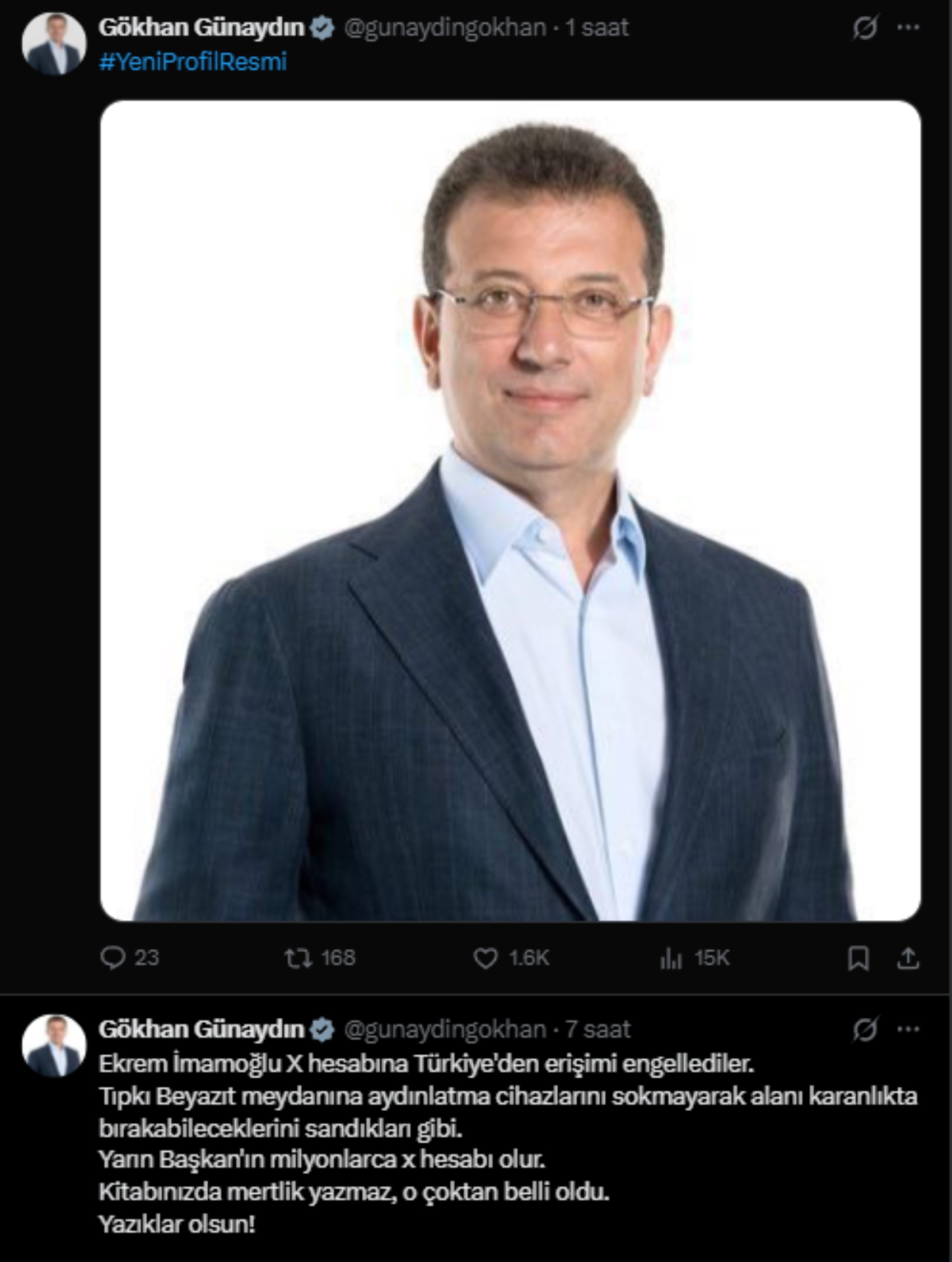 Ekrem İmamoğlu'nun X hesabına erişim engeli! Tepkiler çığ gibi büyüdü