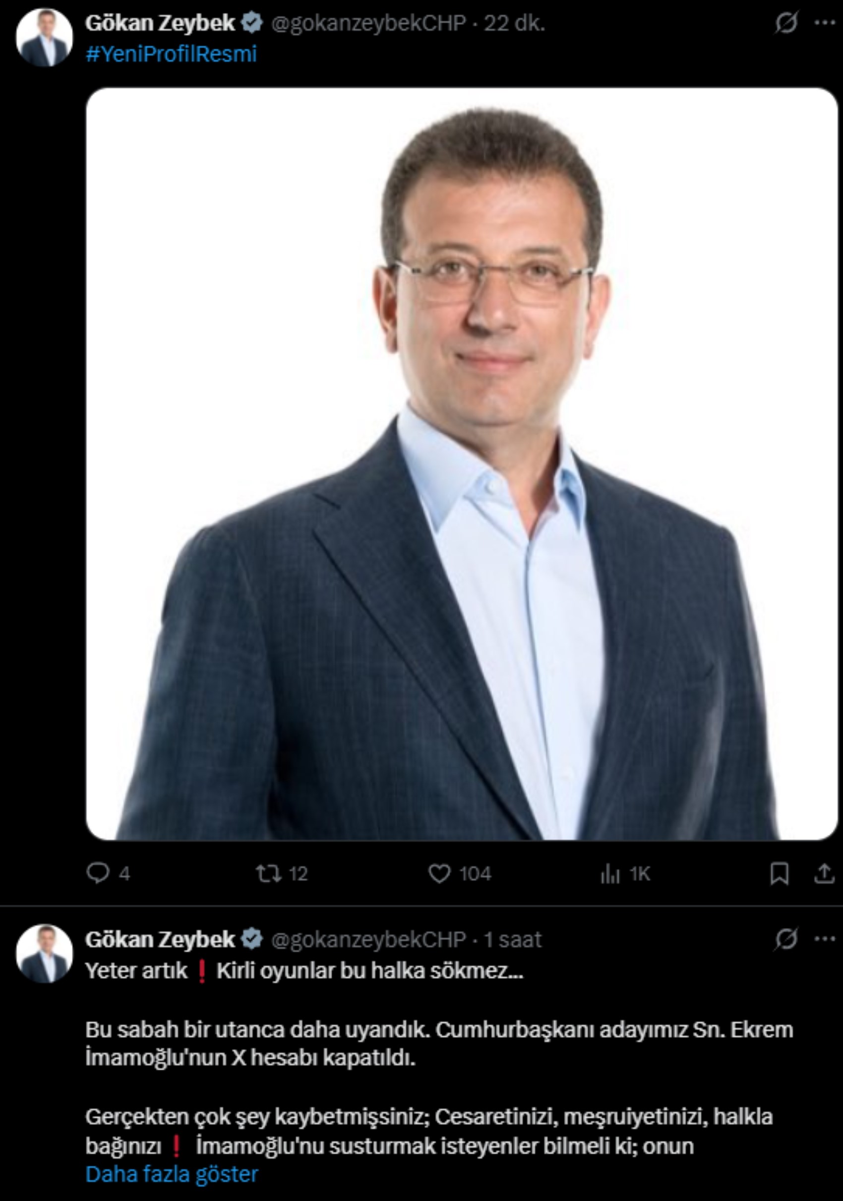 Ekrem İmamoğlu'nun X hesabına erişim engeli! Tepkiler çığ gibi büyüdü